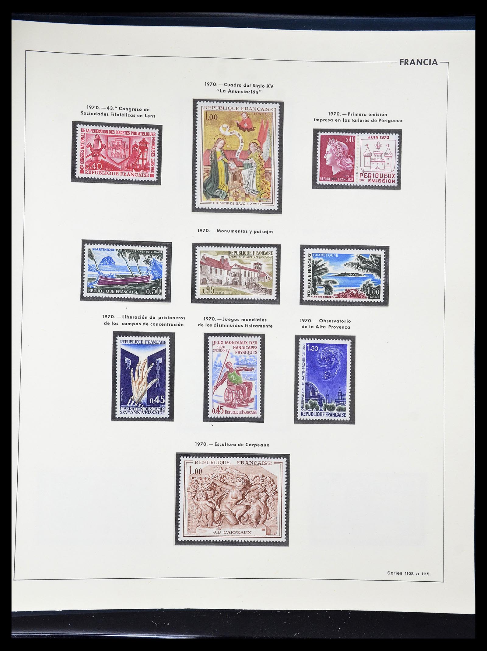 34755 157 - Postzegelverzameling 34755 Frankrijk 1900-2000.