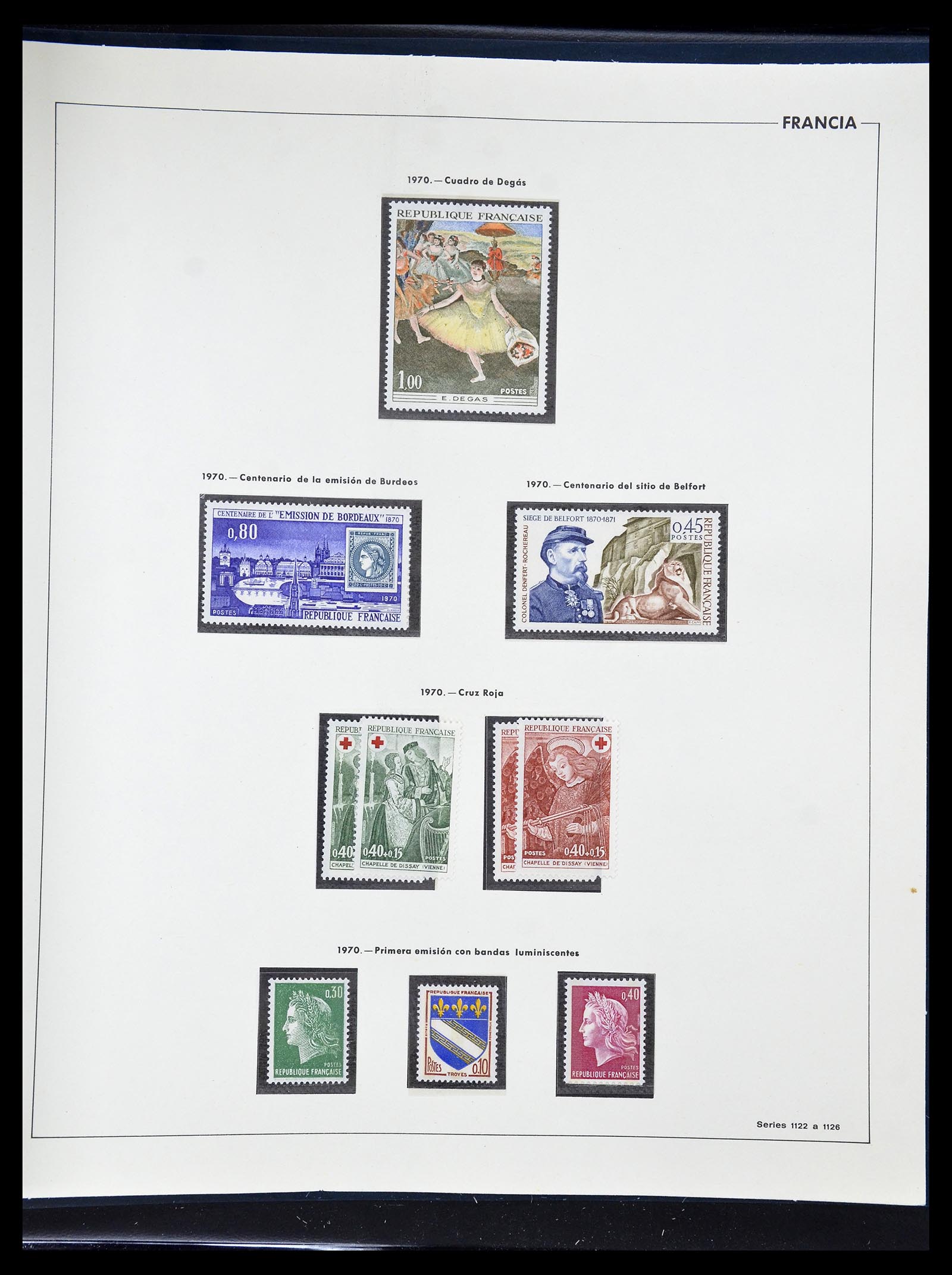 34755 159 - Postzegelverzameling 34755 Frankrijk 1900-2000.