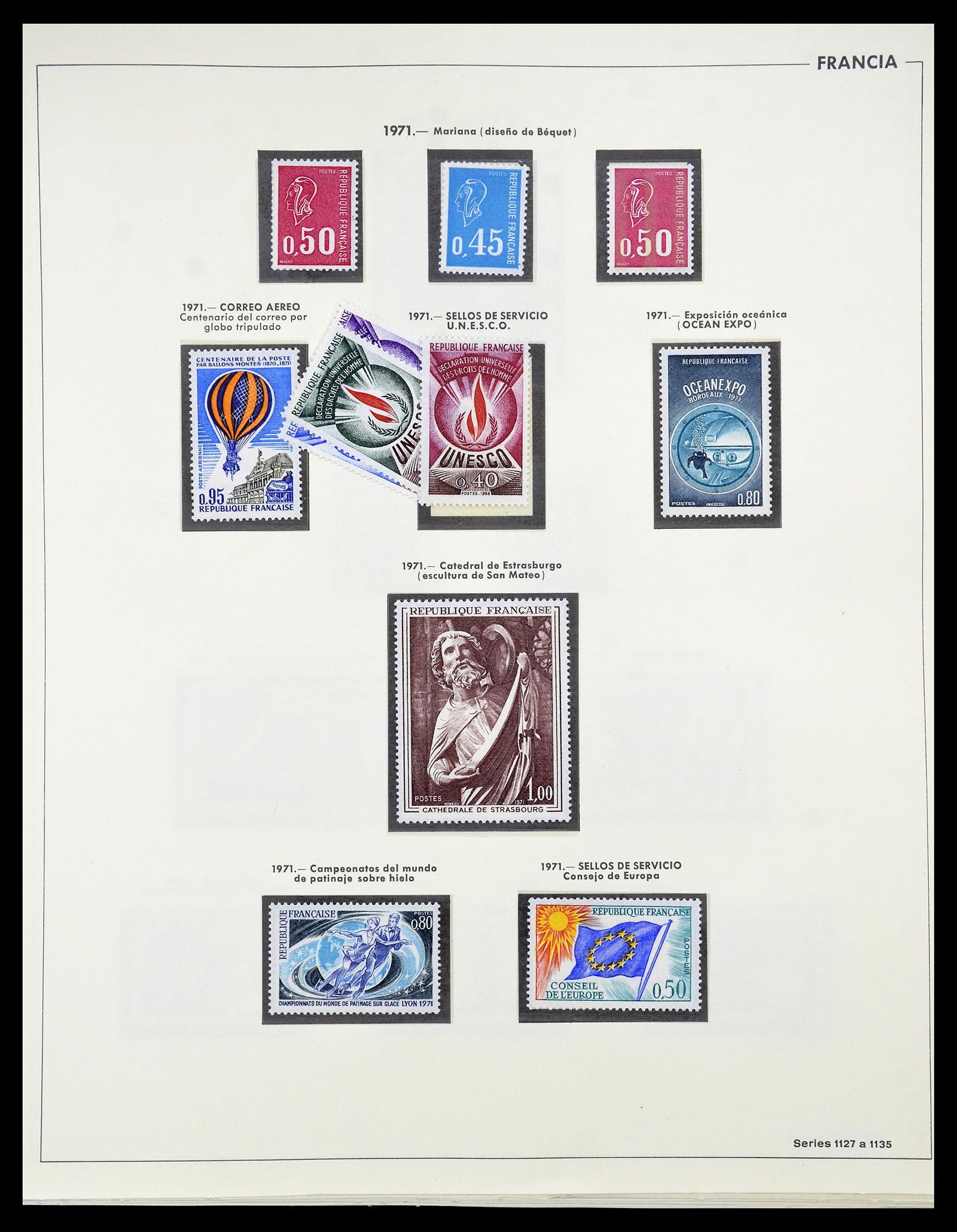 34755 160 - Postzegelverzameling 34755 Frankrijk 1900-2000.