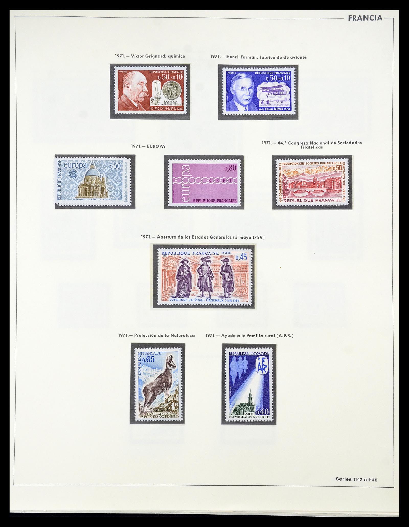 34755 162 - Postzegelverzameling 34755 Frankrijk 1900-2000.