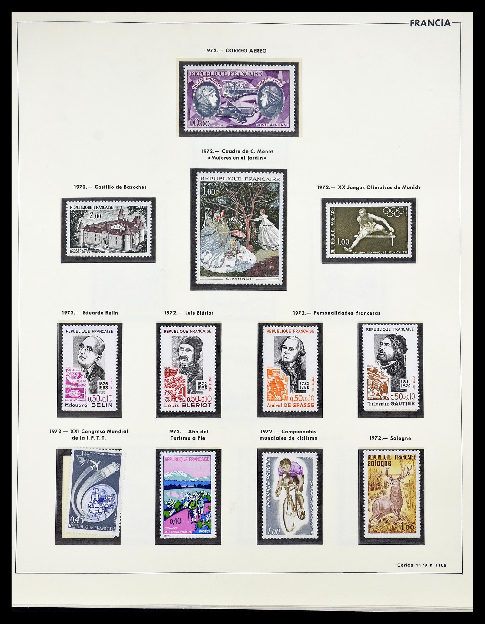 34755 167 - Postzegelverzameling 34755 Frankrijk 1900-2000.