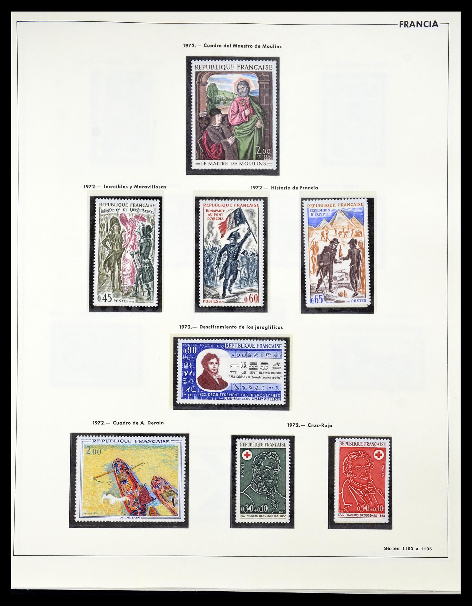 34755 168 - Postzegelverzameling 34755 Frankrijk 1900-2000.