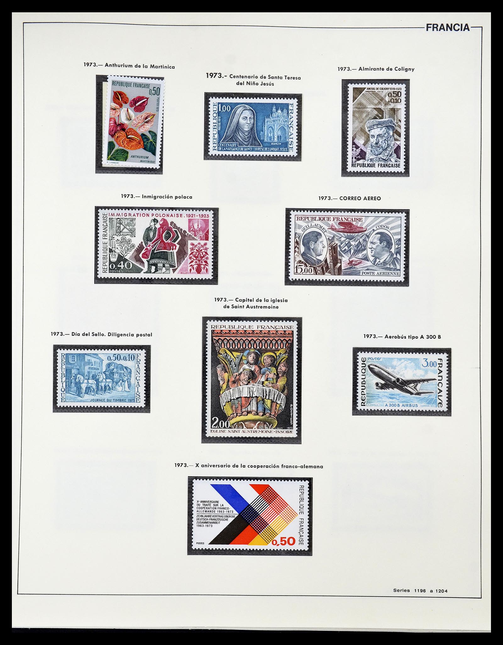 34755 169 - Postzegelverzameling 34755 Frankrijk 1900-2000.