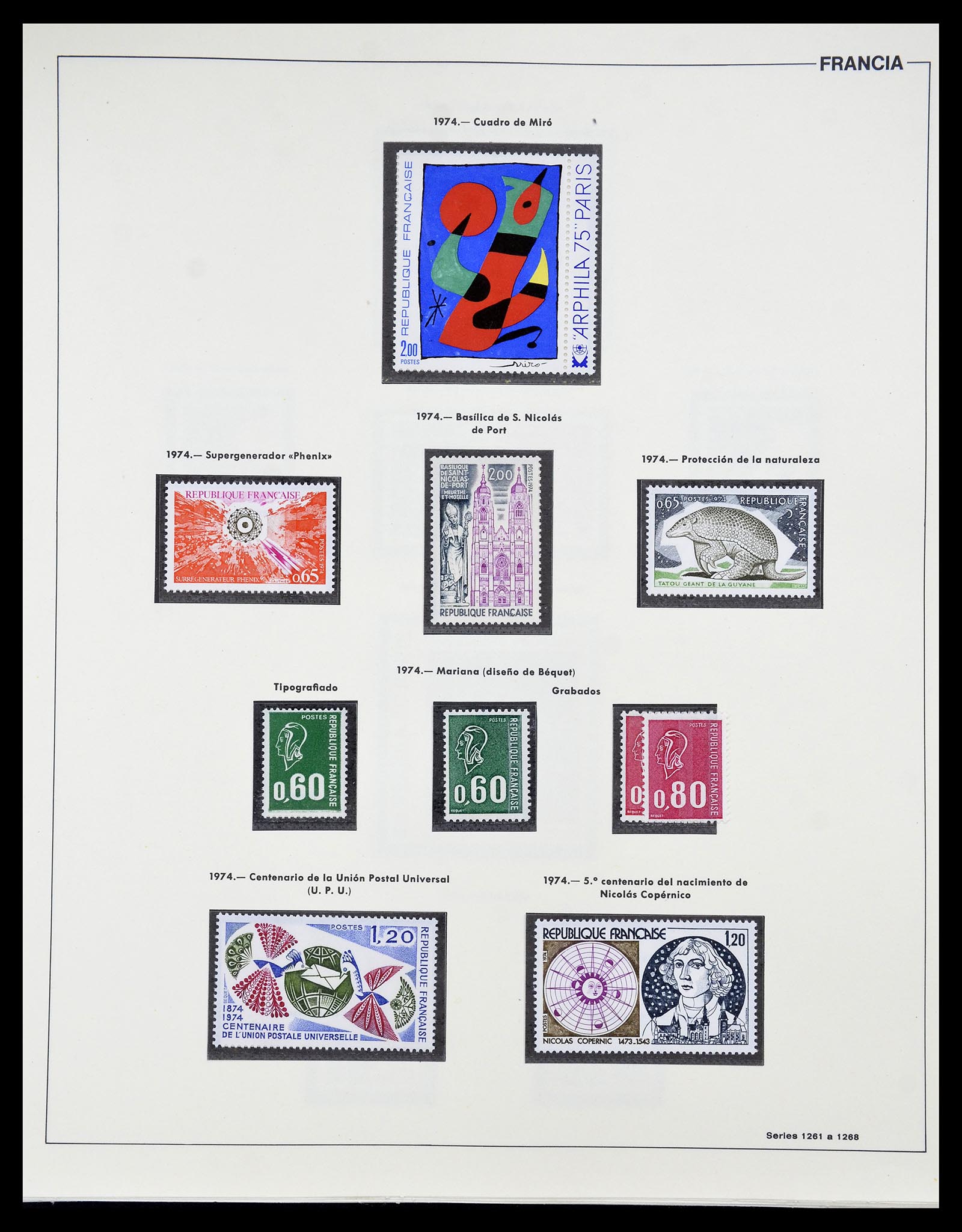 34755 176 - Postzegelverzameling 34755 Frankrijk 1900-2000.