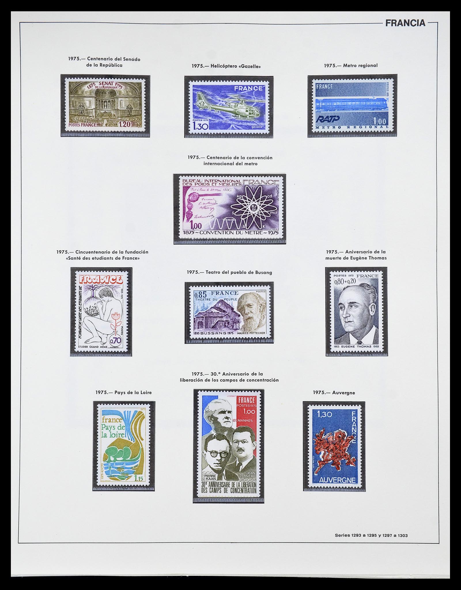 34755 180 - Postzegelverzameling 34755 Frankrijk 1900-2000.
