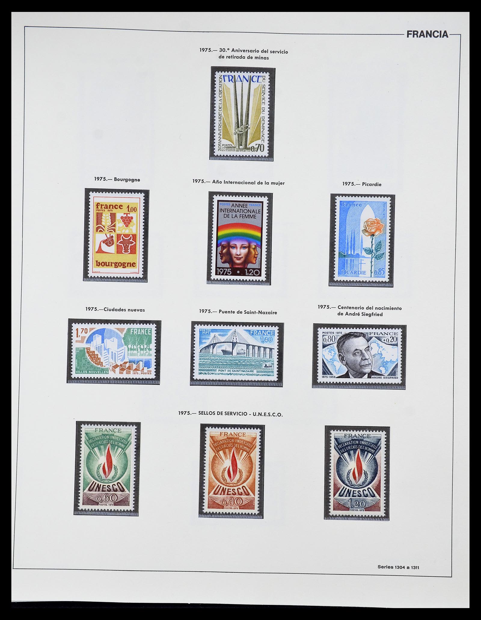 34755 182 - Postzegelverzameling 34755 Frankrijk 1900-2000.