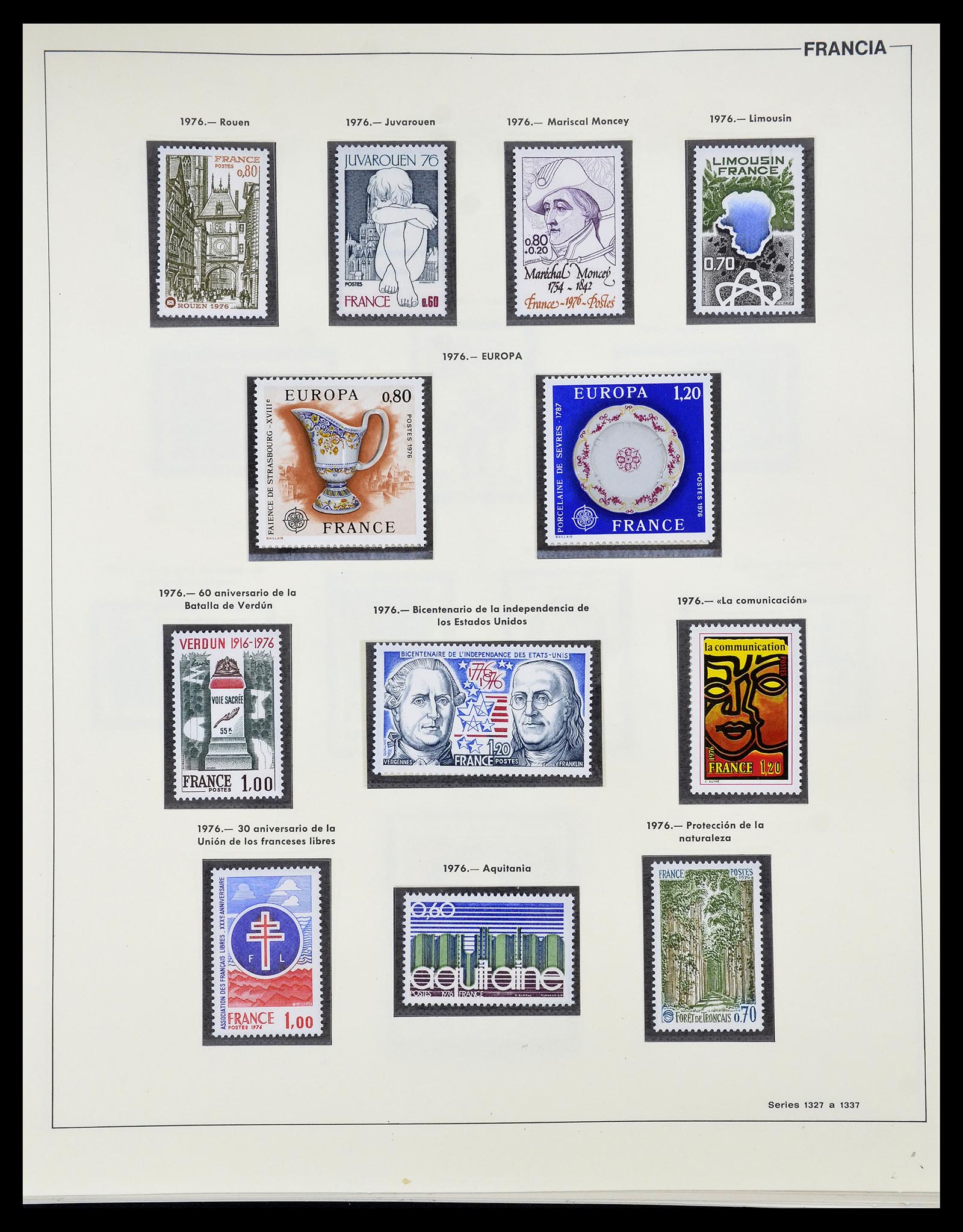 34755 185 - Postzegelverzameling 34755 Frankrijk 1900-2000.
