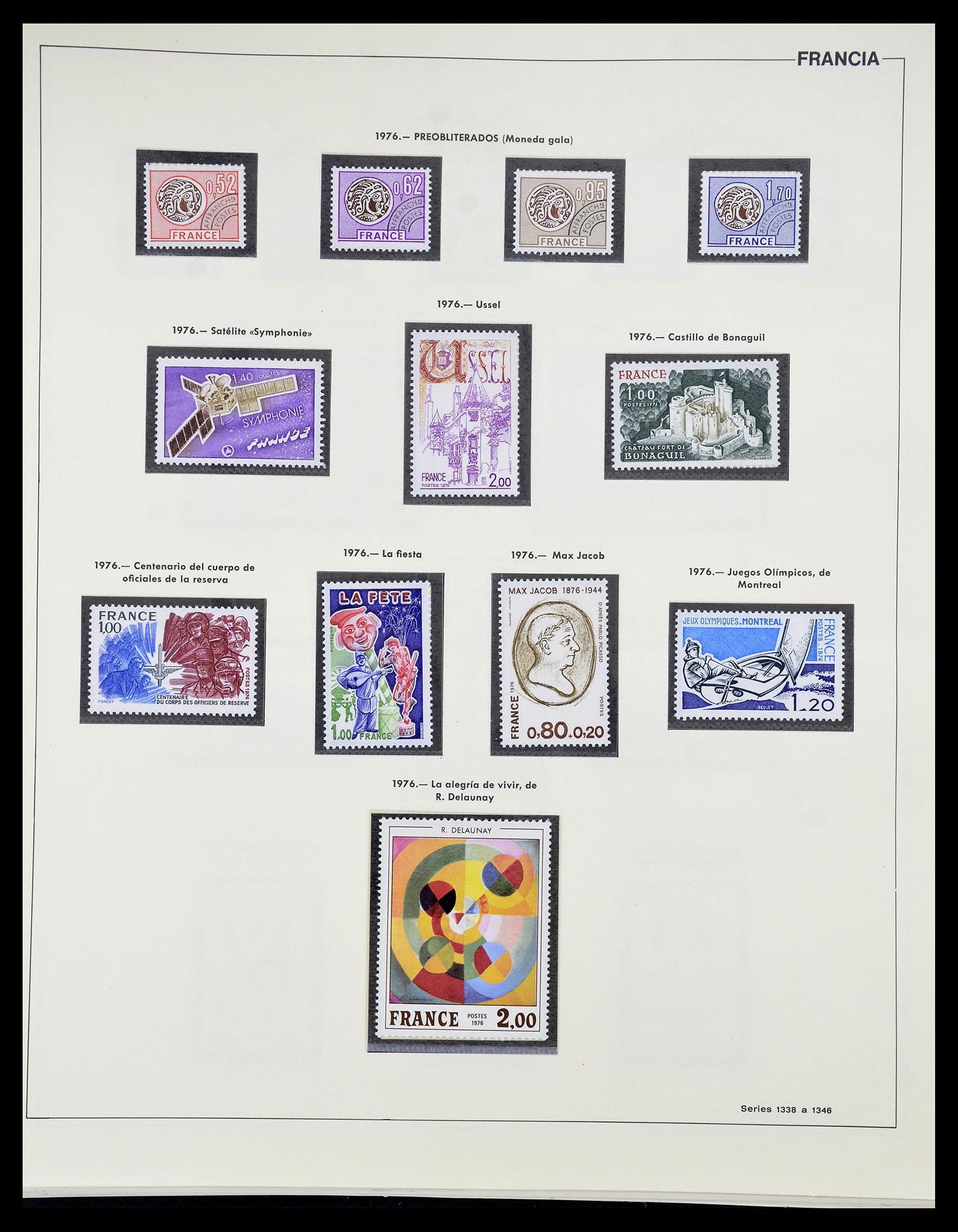 34755 186 - Postzegelverzameling 34755 Frankrijk 1900-2000.