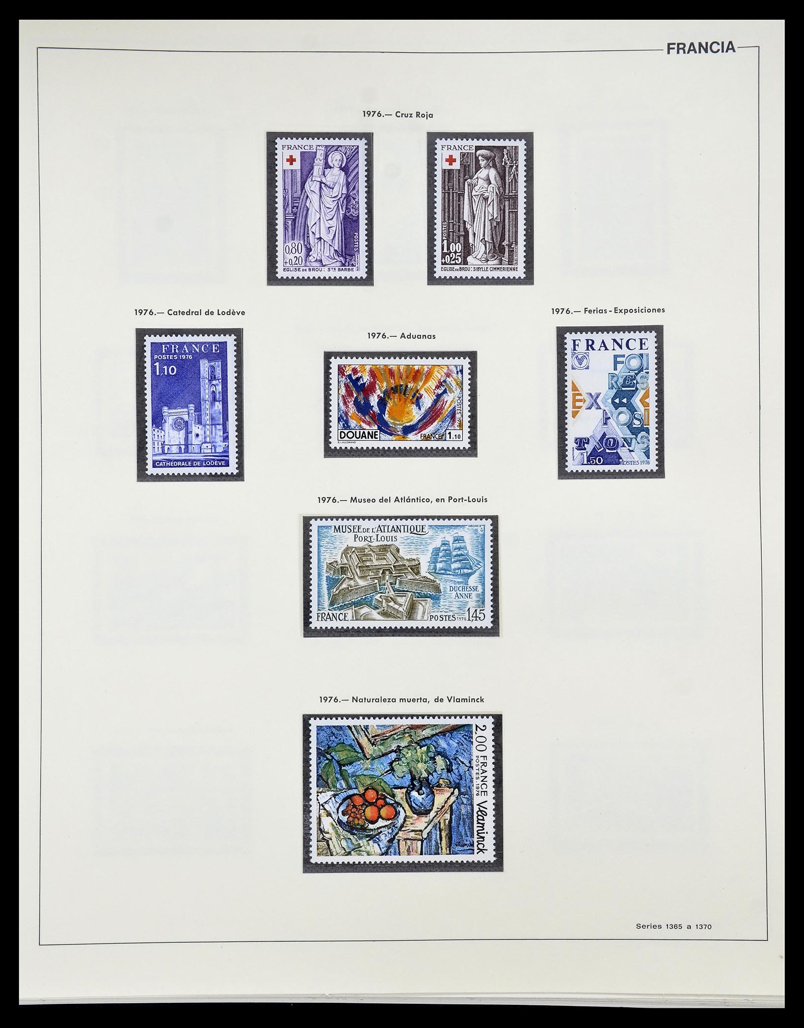 34755 189 - Postzegelverzameling 34755 Frankrijk 1900-2000.