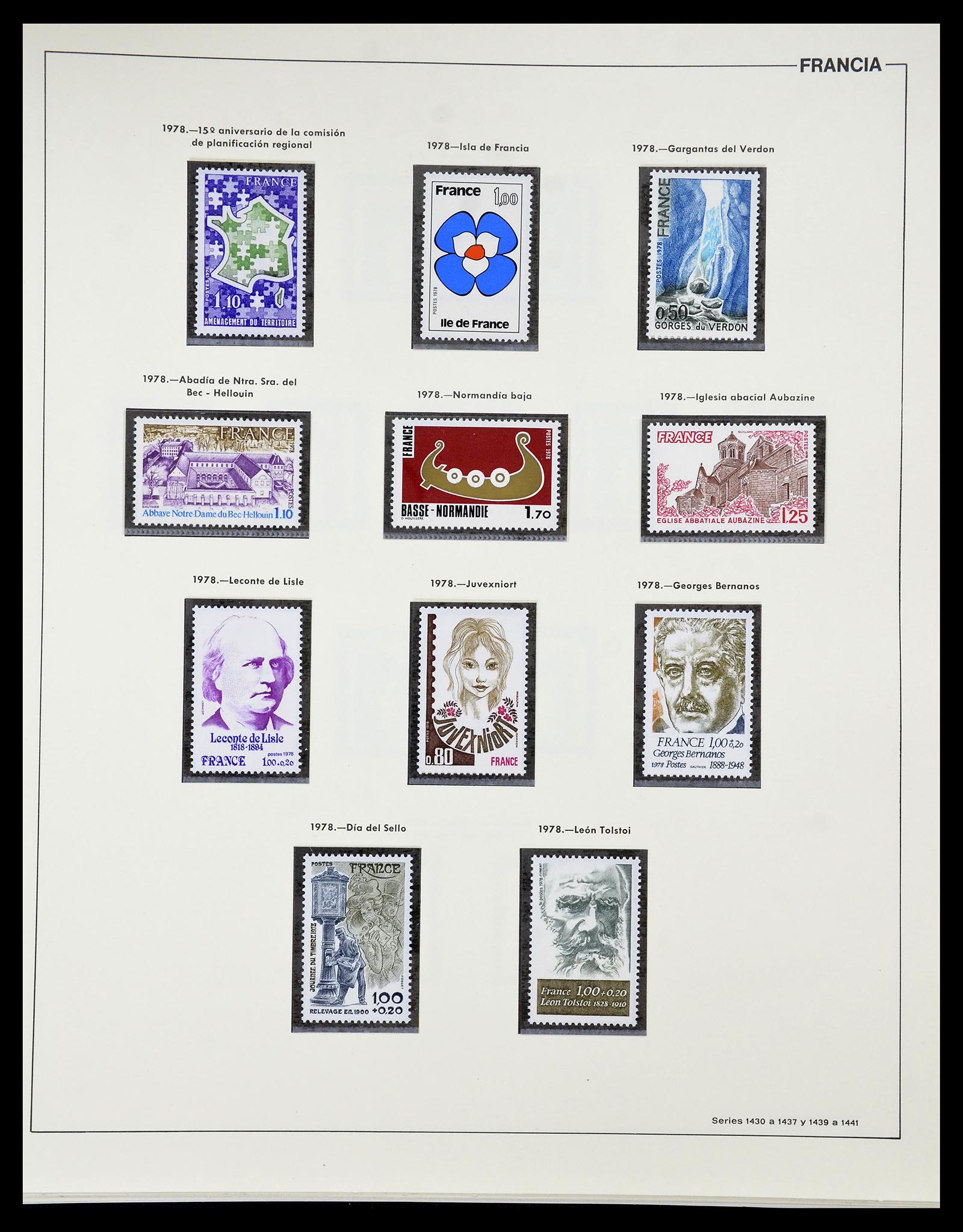34755 196 - Postzegelverzameling 34755 Frankrijk 1900-2000.
