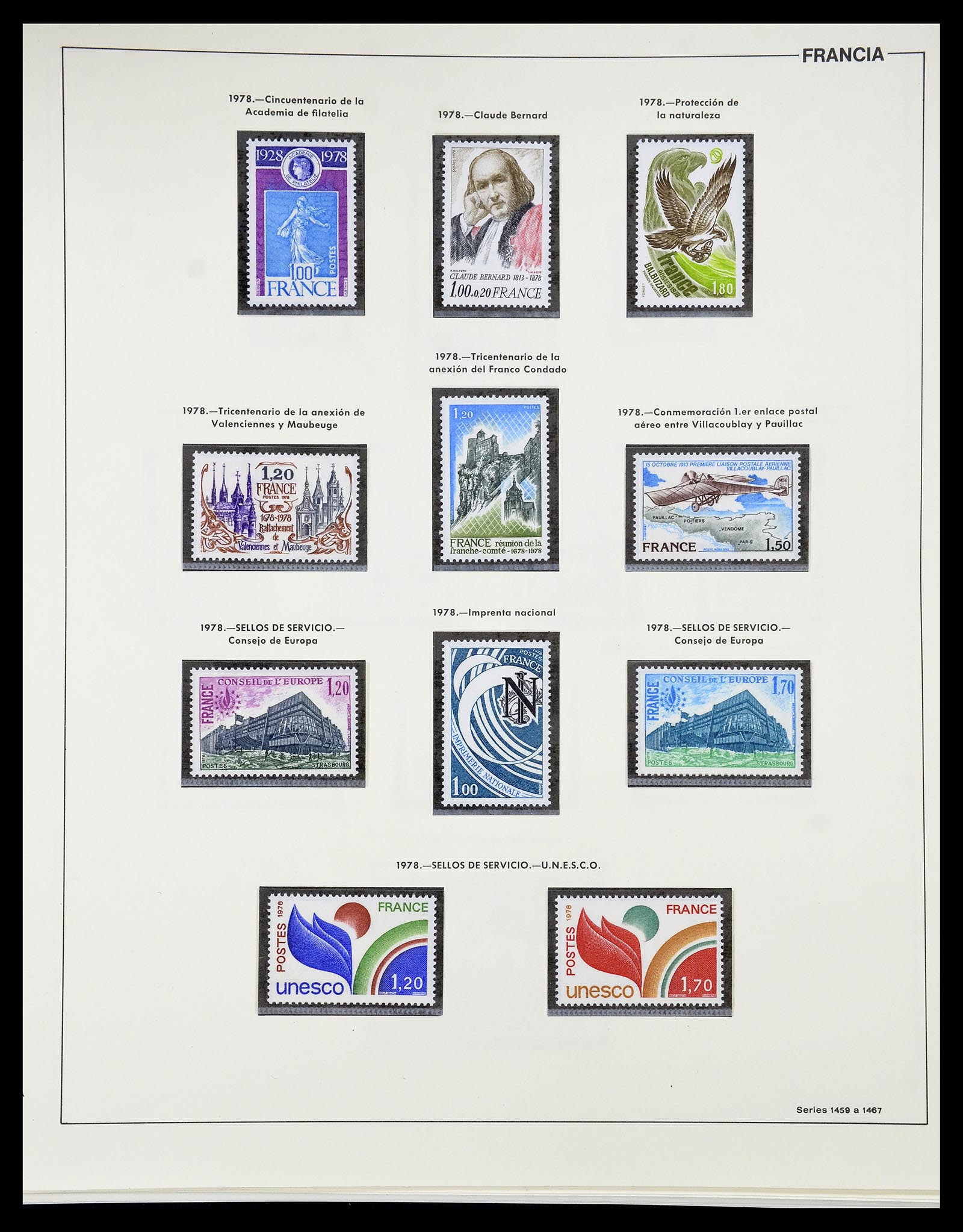 34755 200 - Postzegelverzameling 34755 Frankrijk 1900-2000.