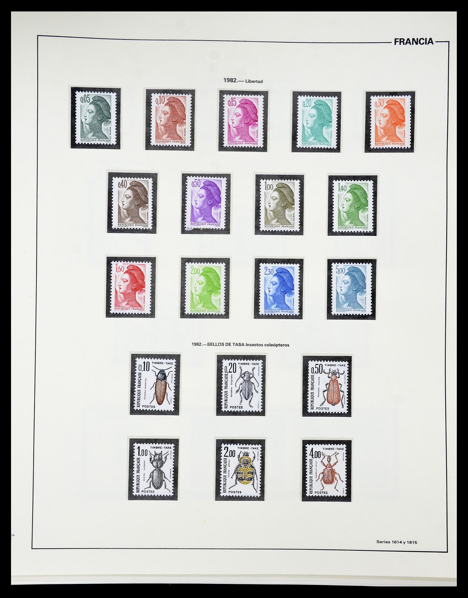 34755 223 - Postzegelverzameling 34755 Frankrijk 1900-2000.
