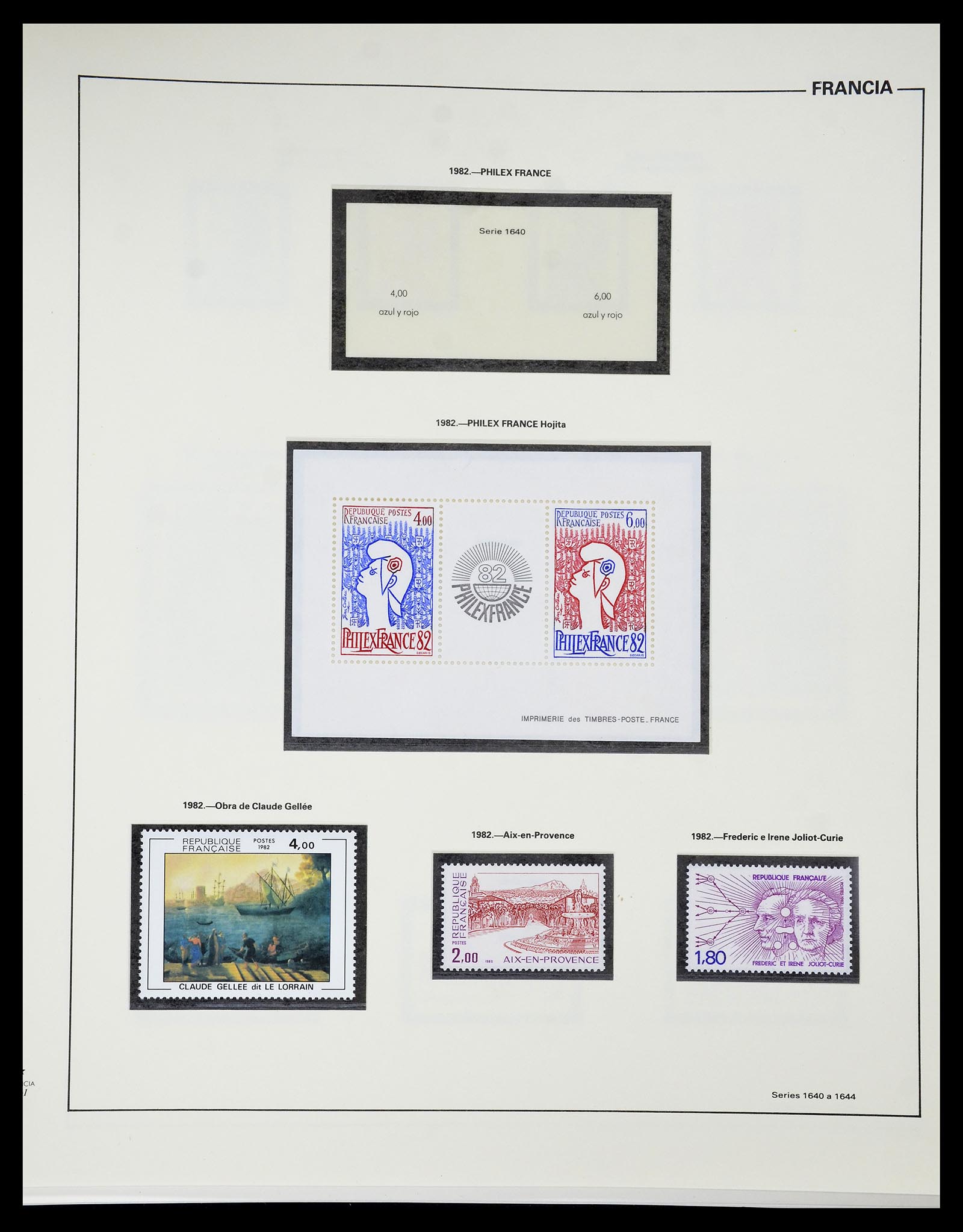 34755 227 - Postzegelverzameling 34755 Frankrijk 1900-2000.
