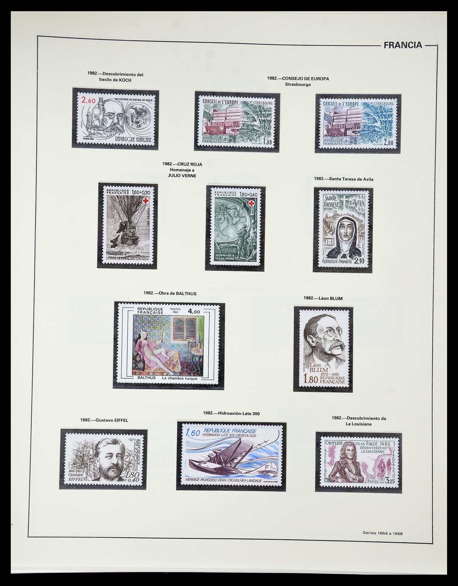 34755 230 - Postzegelverzameling 34755 Frankrijk 1900-2000.