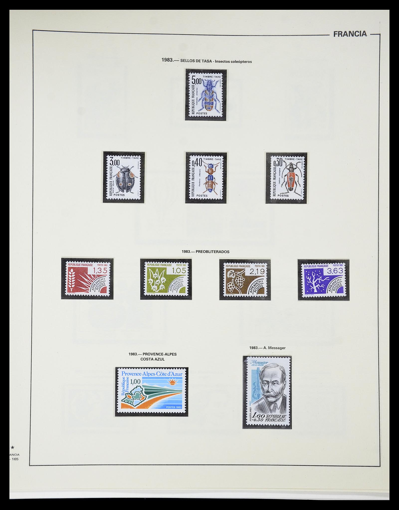 34755 231 - Postzegelverzameling 34755 Frankrijk 1900-2000.