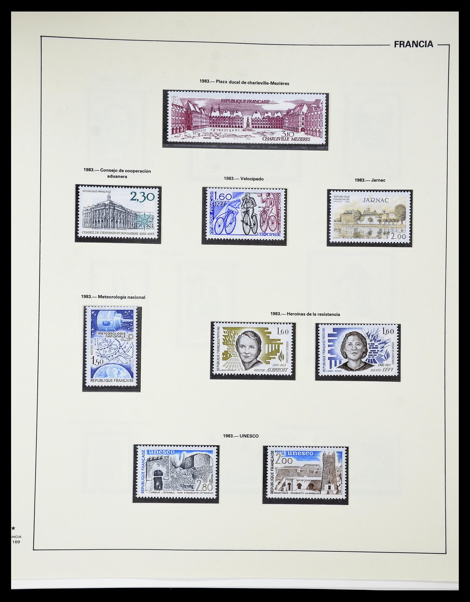 34755 235 - Postzegelverzameling 34755 Frankrijk 1900-2000.