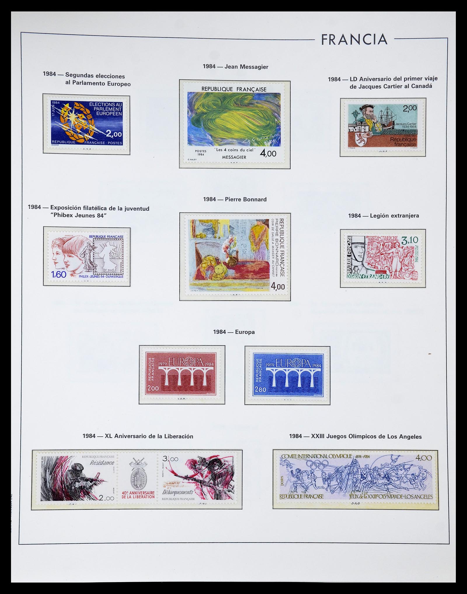34755 238 - Postzegelverzameling 34755 Frankrijk 1900-2000.