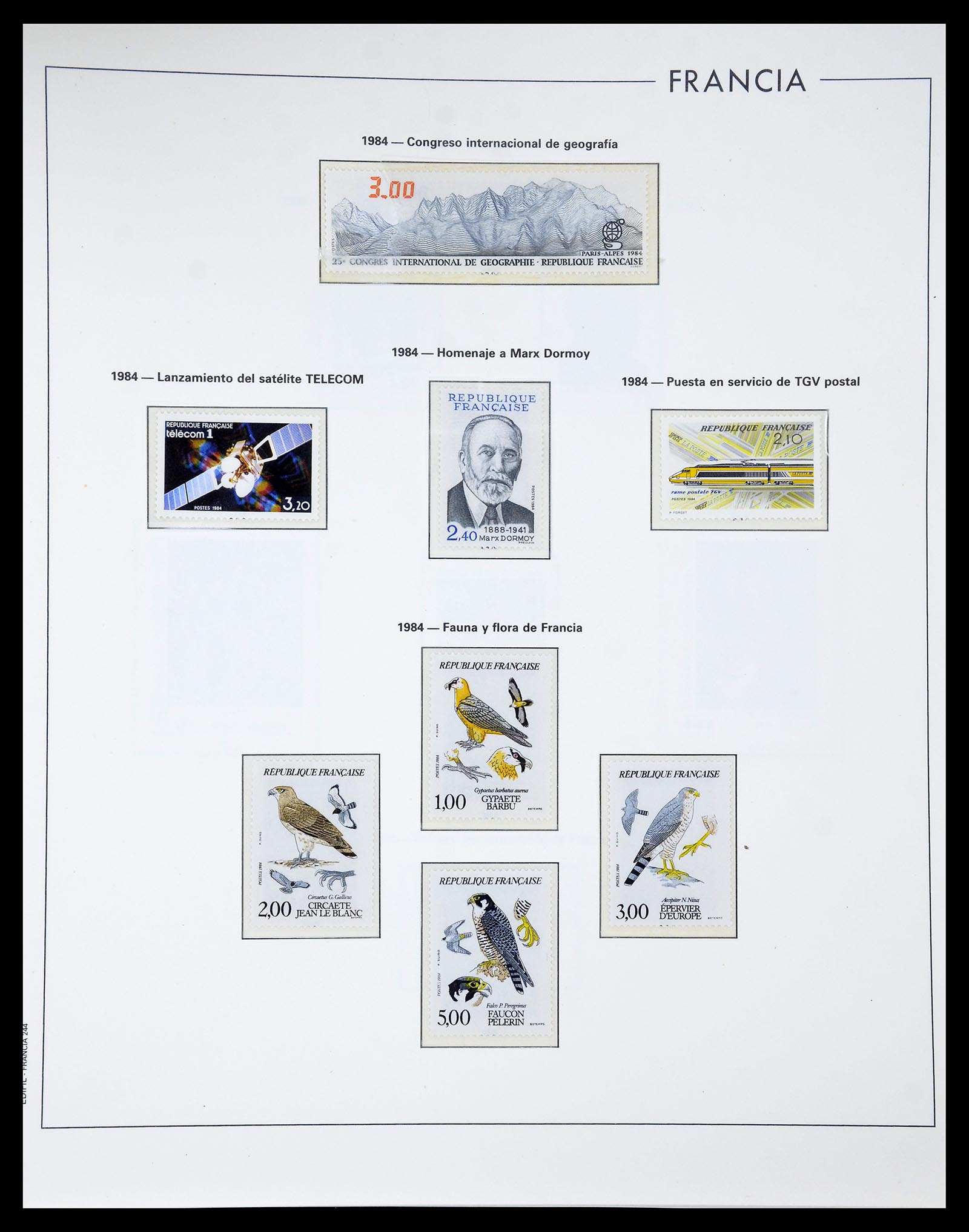 34755 240 - Postzegelverzameling 34755 Frankrijk 1900-2000.