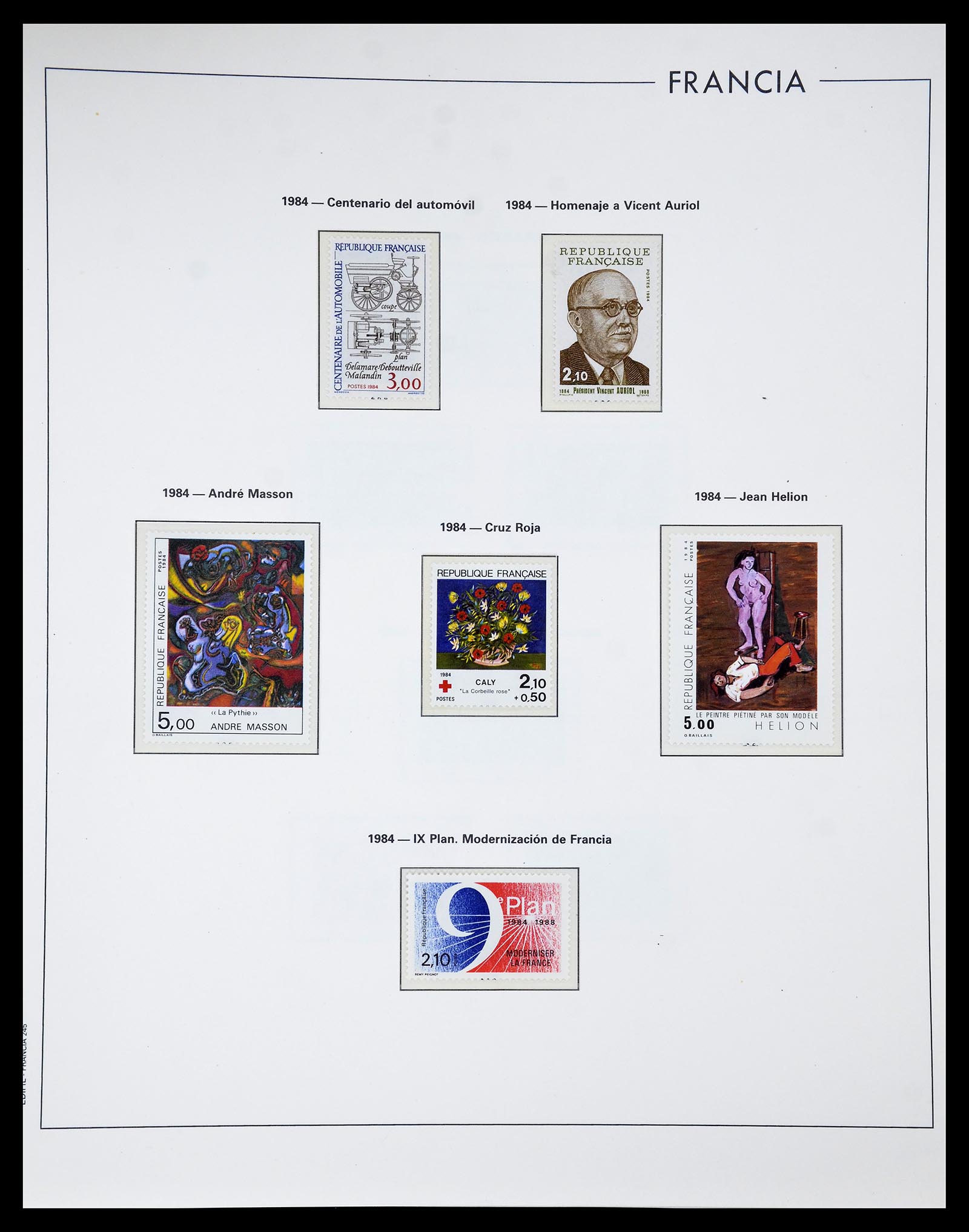 34755 241 - Postzegelverzameling 34755 Frankrijk 1900-2000.