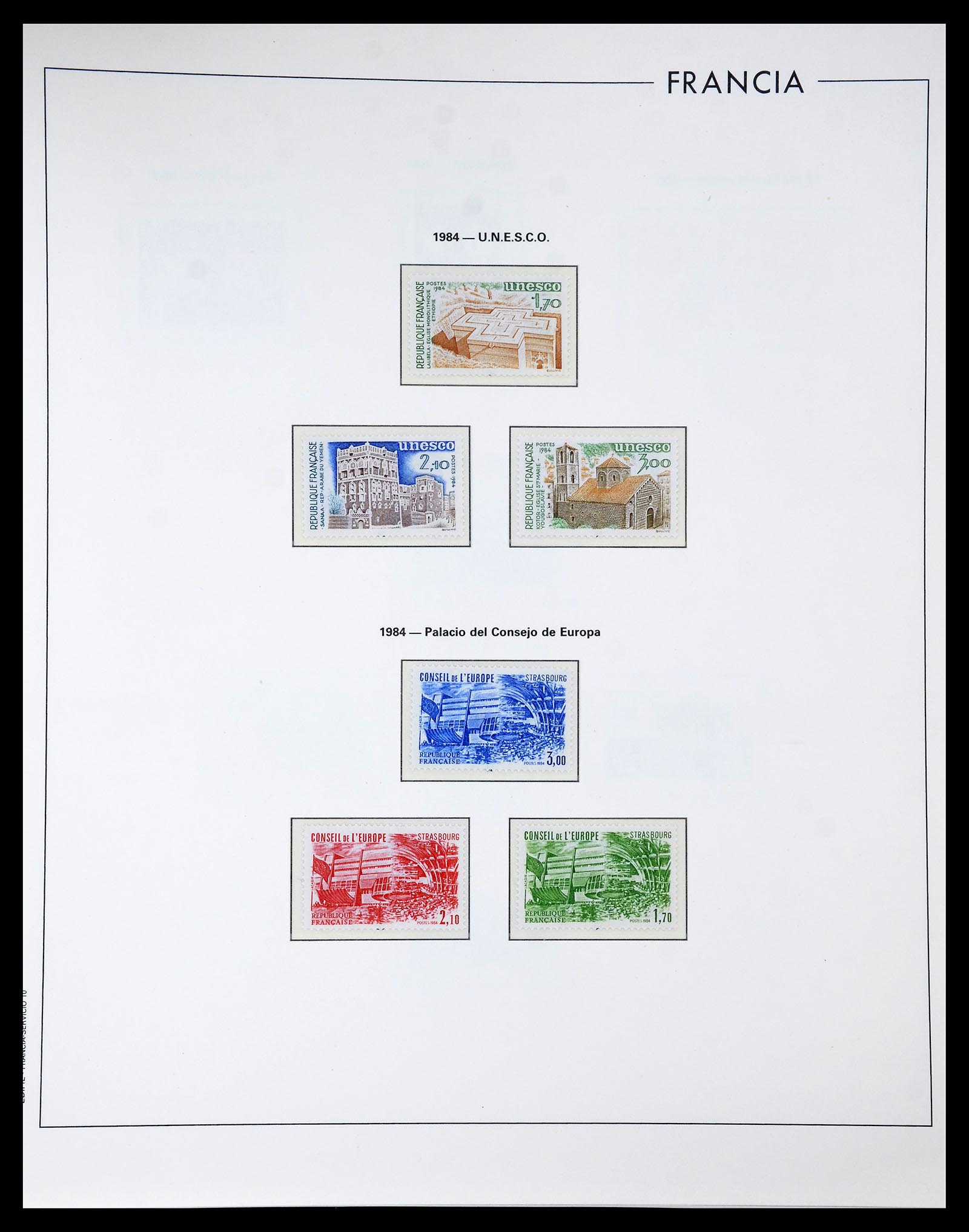 34755 242 - Postzegelverzameling 34755 Frankrijk 1900-2000.
