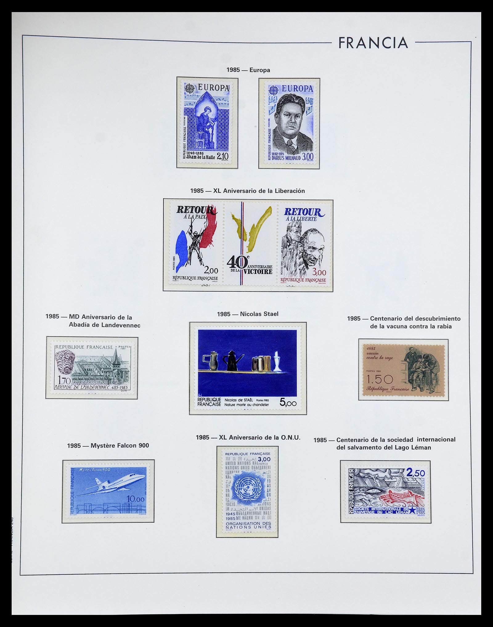 34755 245 - Postzegelverzameling 34755 Frankrijk 1900-2000.