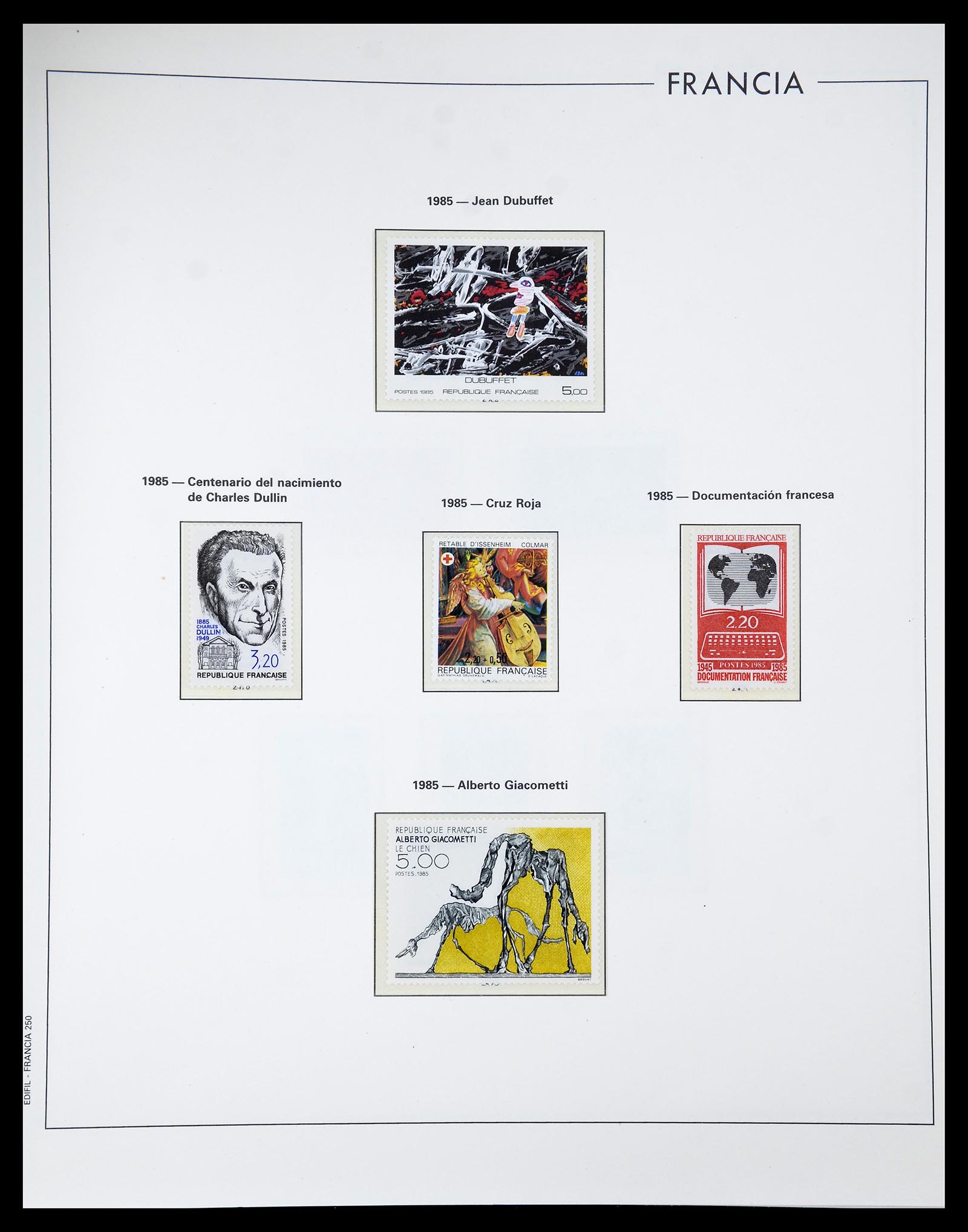 34755 247 - Postzegelverzameling 34755 Frankrijk 1900-2000.