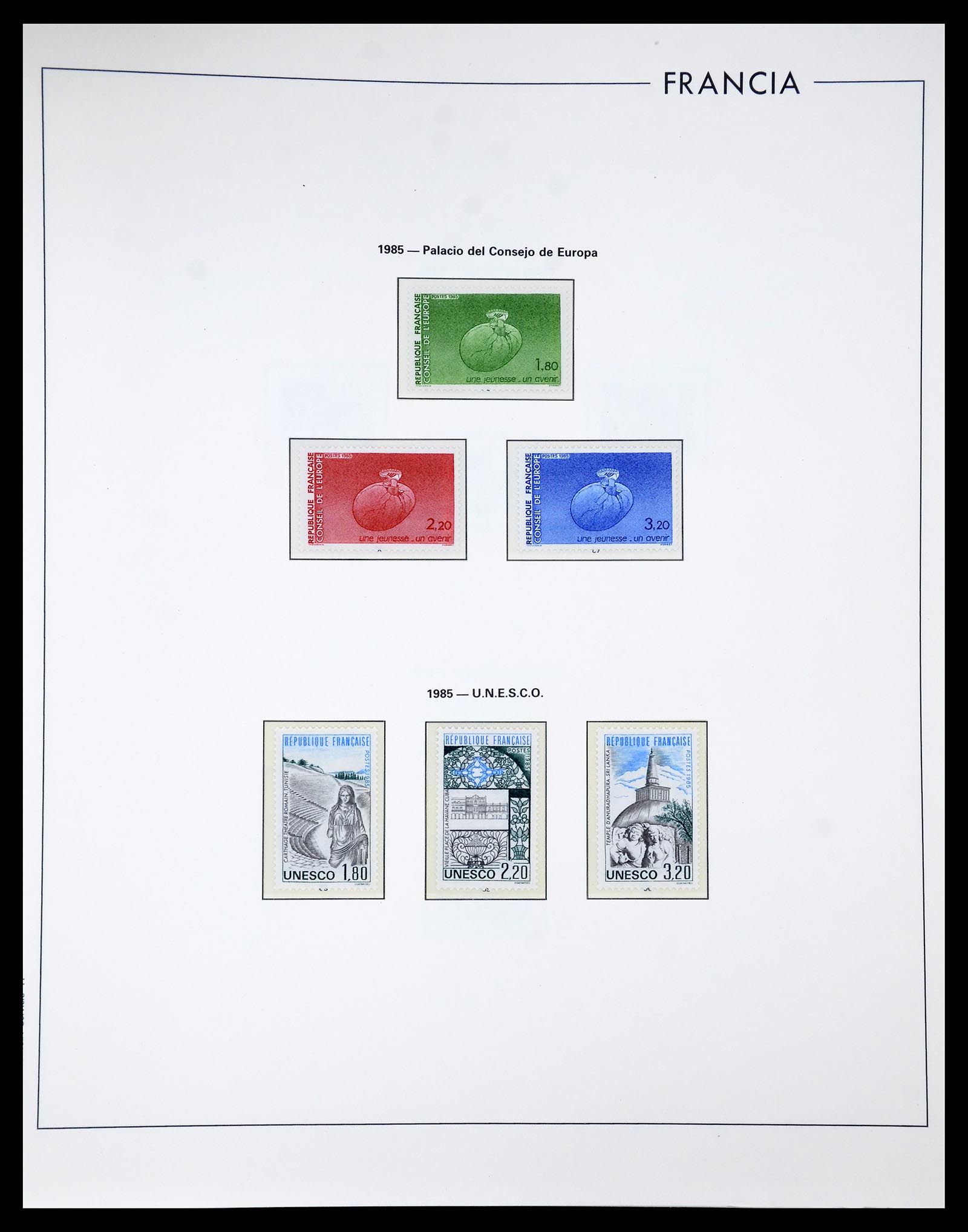 34755 248 - Postzegelverzameling 34755 Frankrijk 1900-2000.