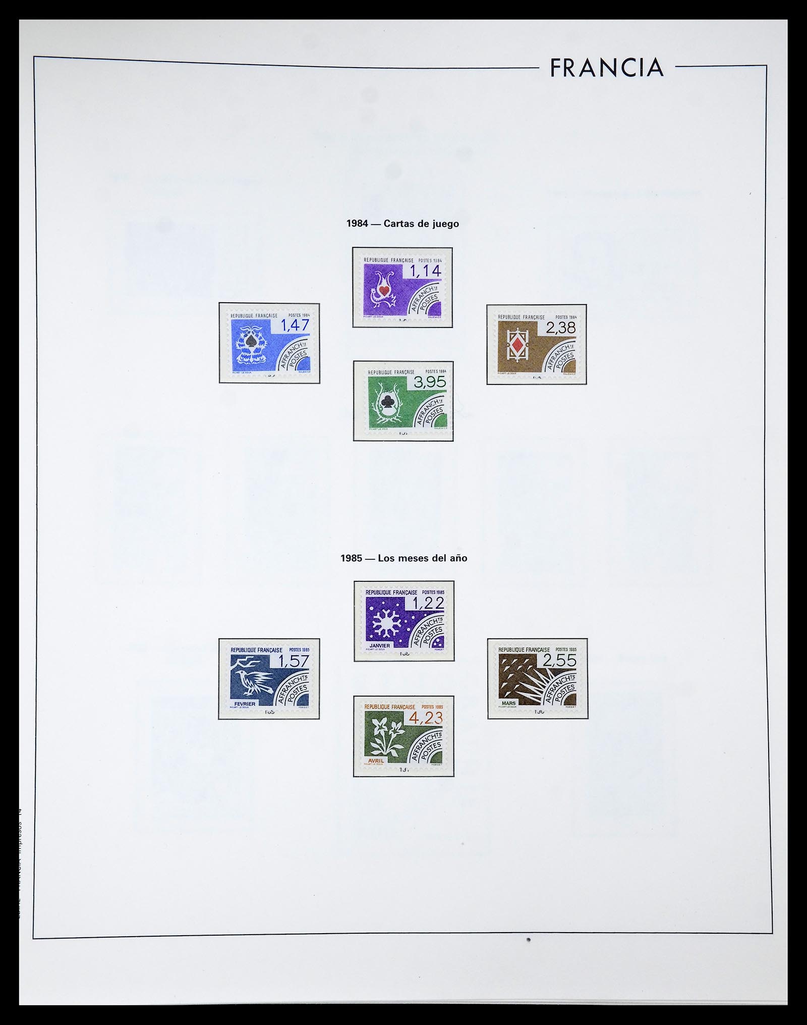 34755 249 - Postzegelverzameling 34755 Frankrijk 1900-2000.