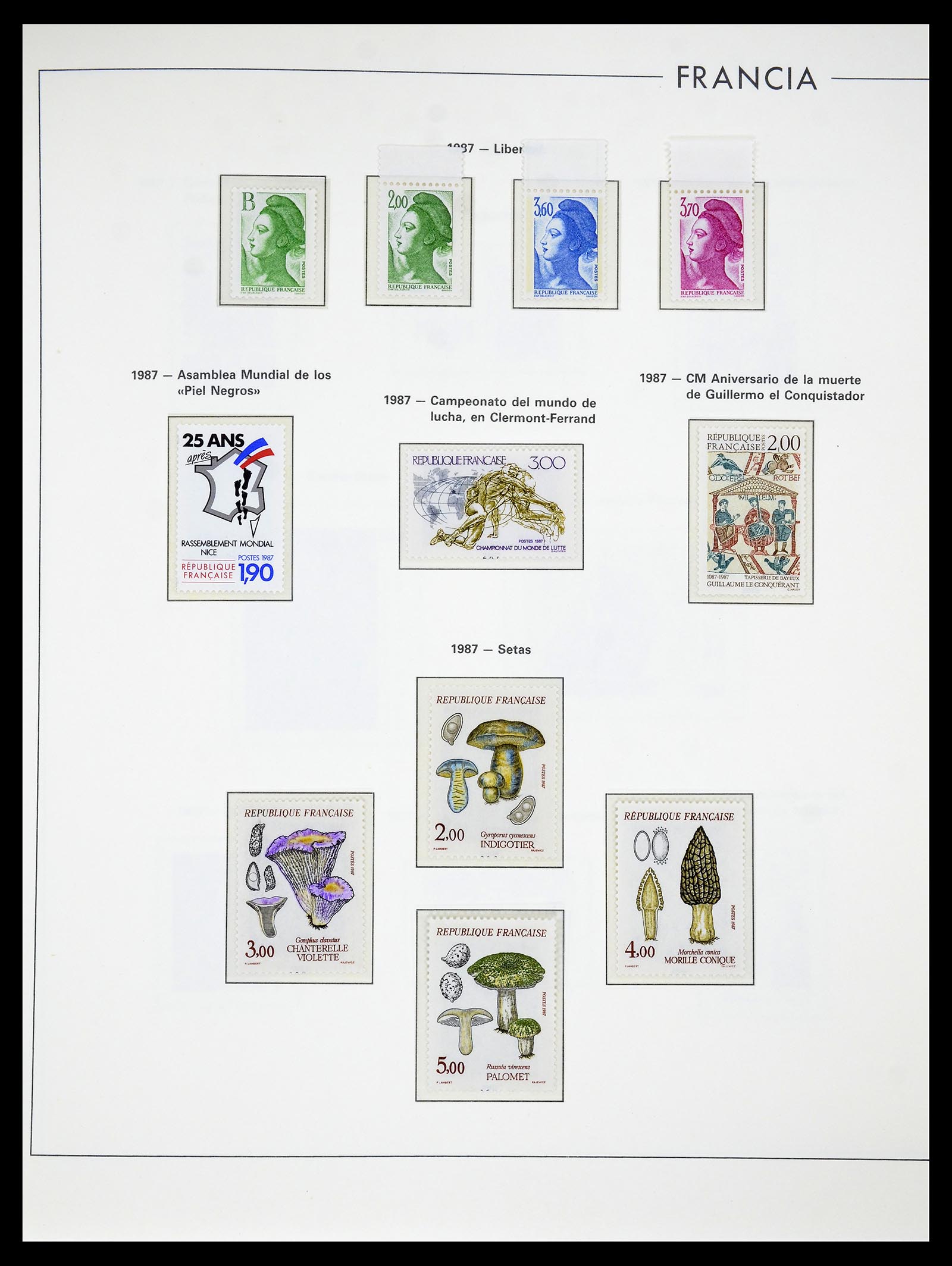 34755 261 - Postzegelverzameling 34755 Frankrijk 1900-2000.