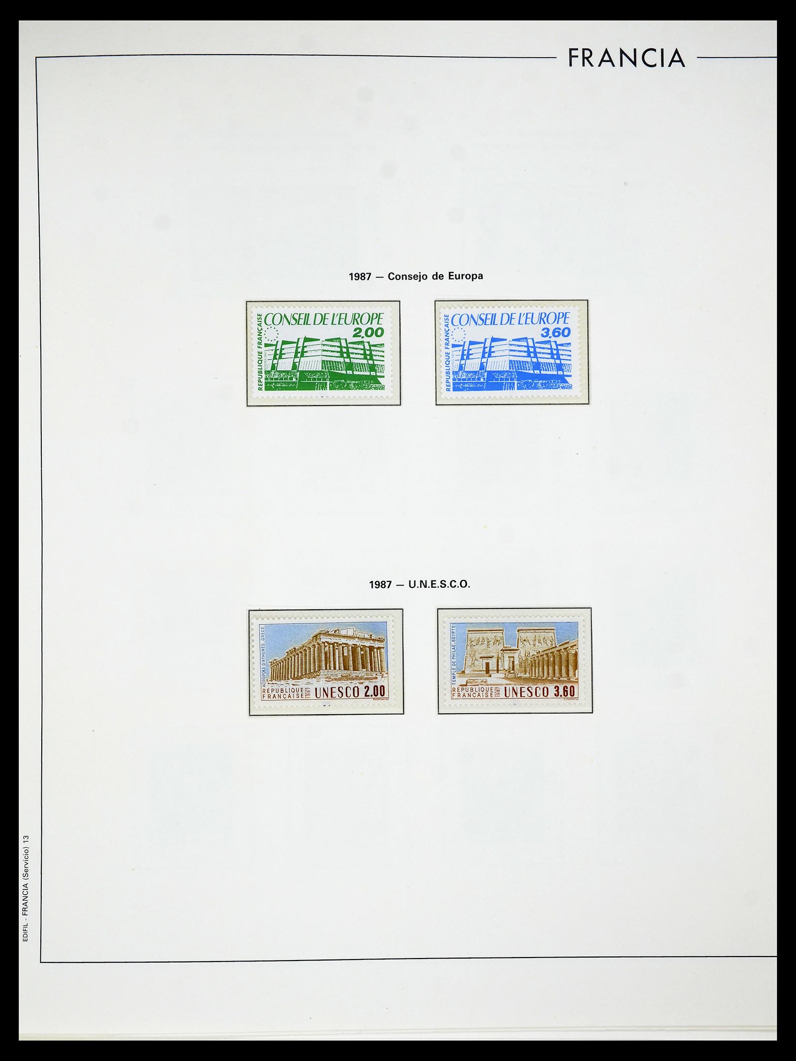 34755 264 - Postzegelverzameling 34755 Frankrijk 1900-2000.