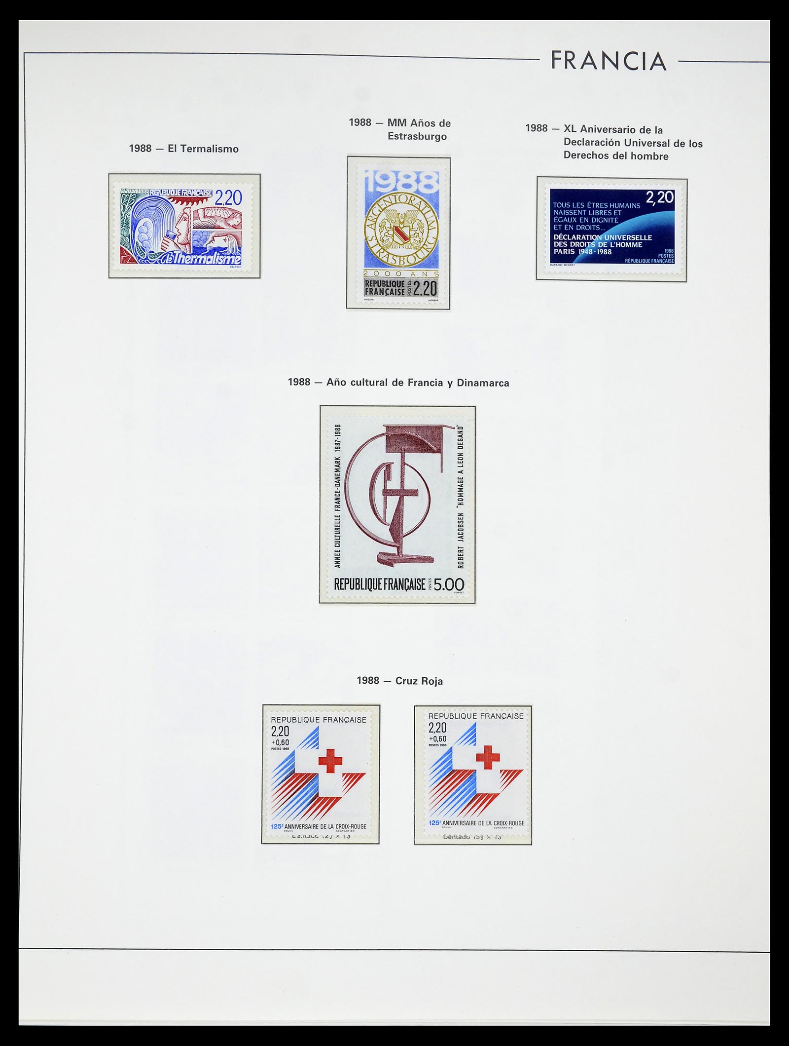 34755 270 - Postzegelverzameling 34755 Frankrijk 1900-2000.
