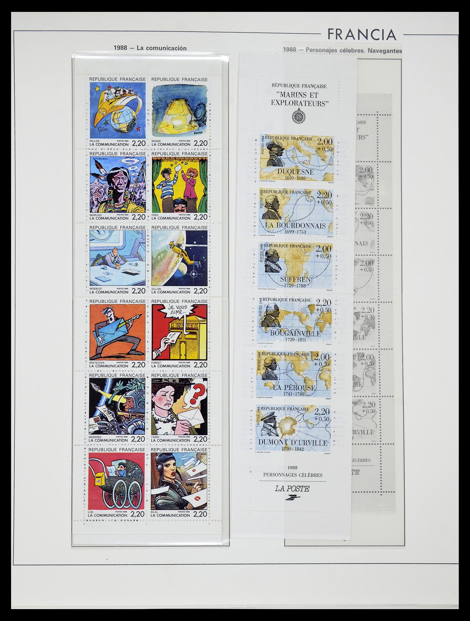 34755 271 - Postzegelverzameling 34755 Frankrijk 1900-2000.