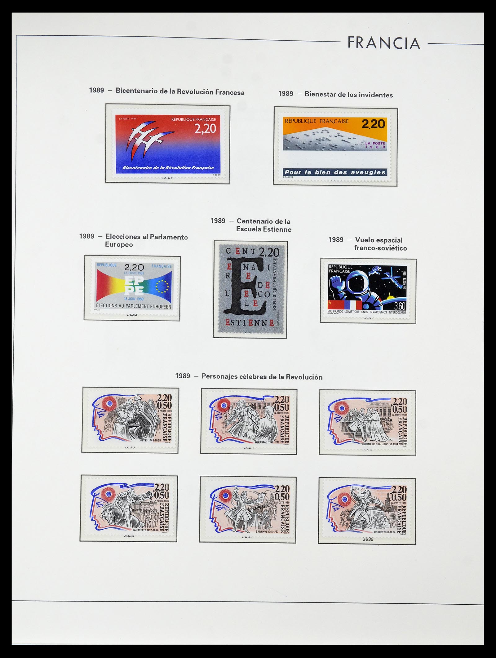 34755 273 - Postzegelverzameling 34755 Frankrijk 1900-2000.