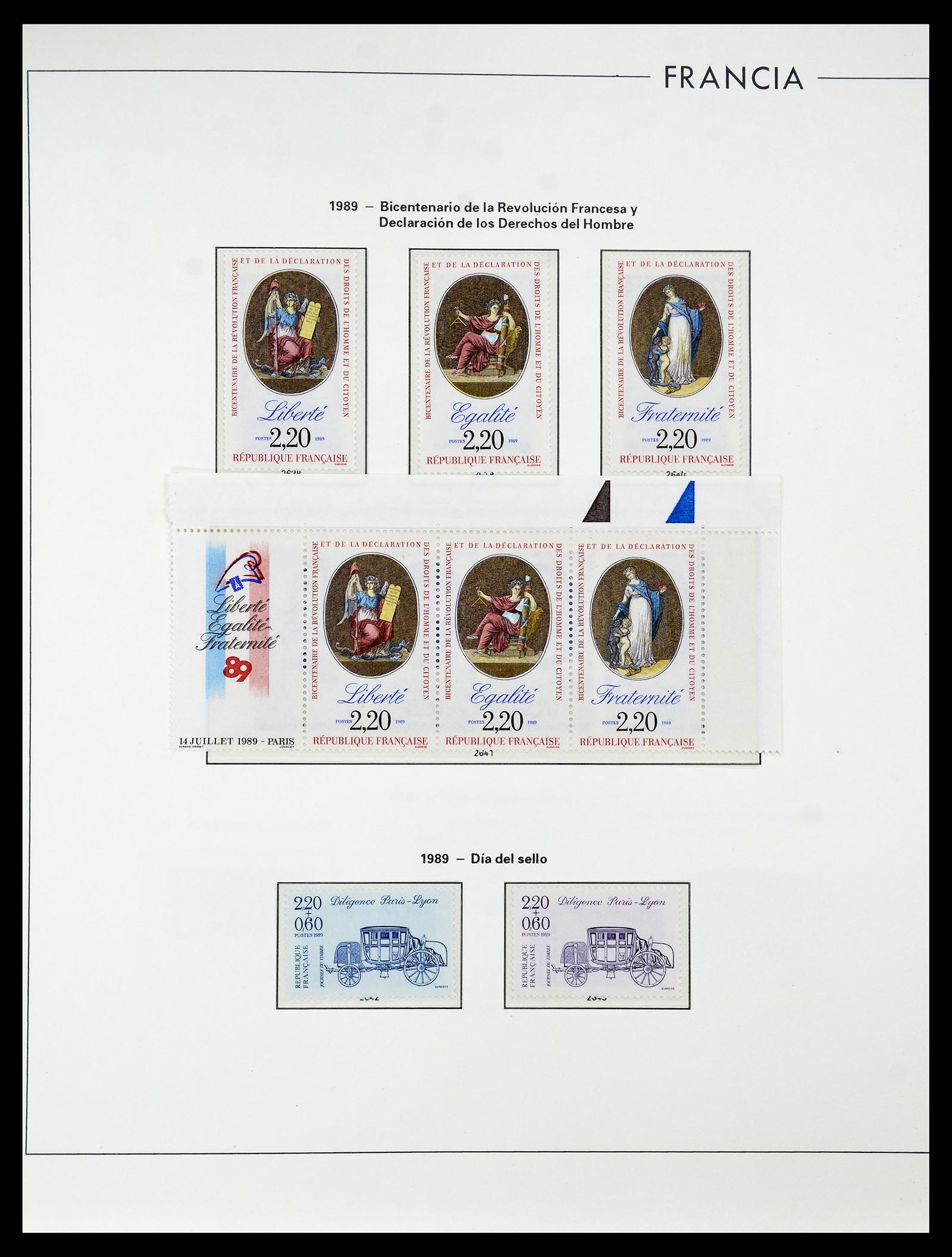 34755 274 - Postzegelverzameling 34755 Frankrijk 1900-2000.