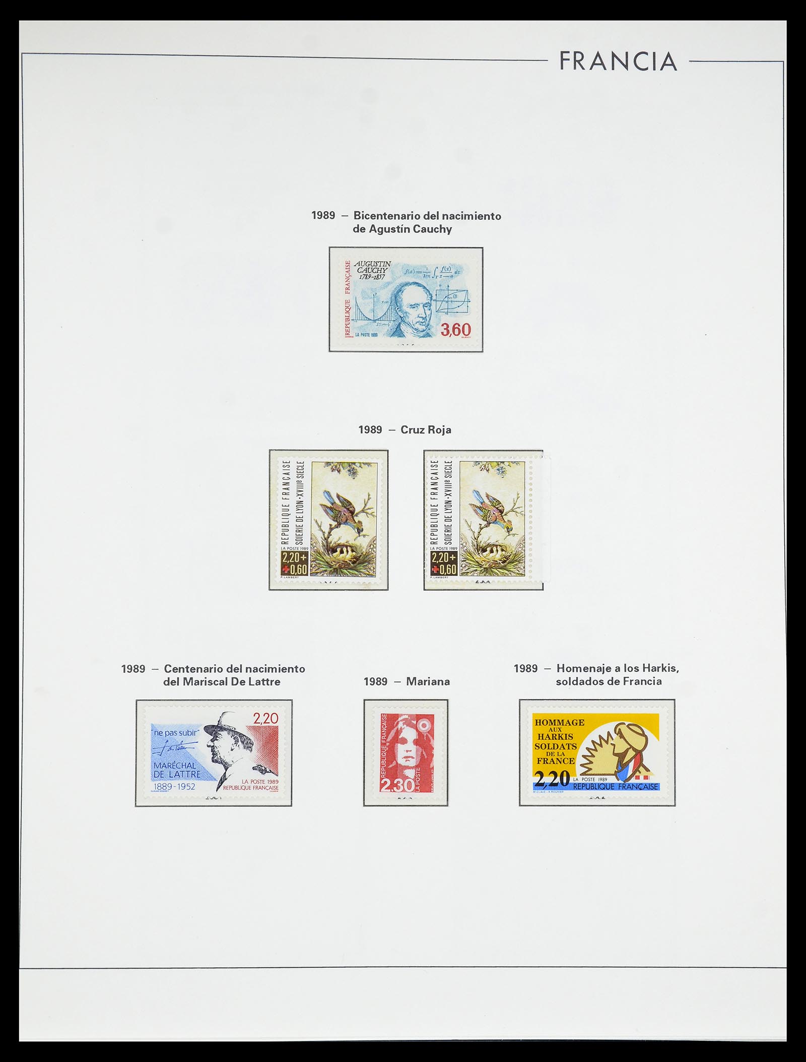 34755 281 - Postzegelverzameling 34755 Frankrijk 1900-2000.