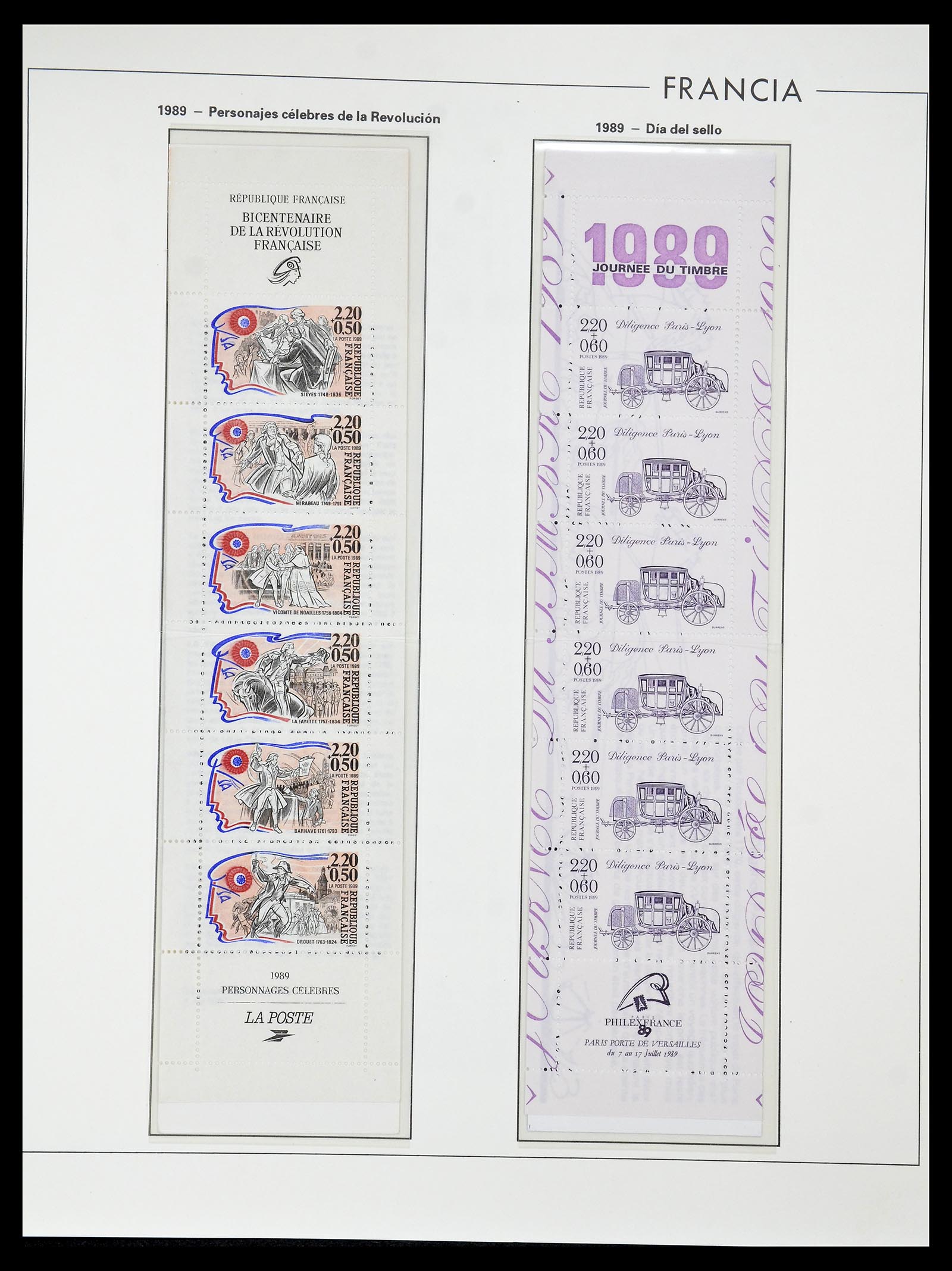 34755 282 - Postzegelverzameling 34755 Frankrijk 1900-2000.