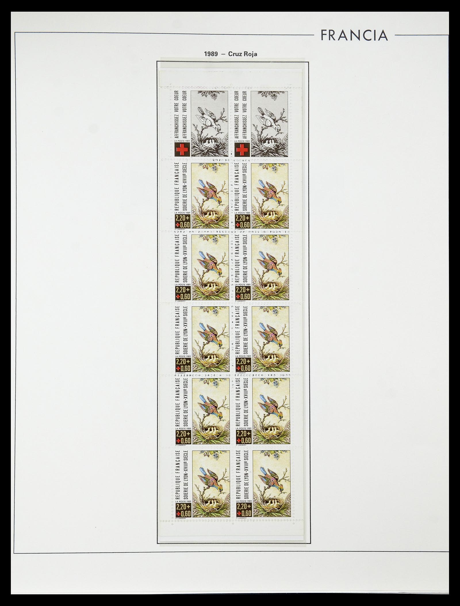 34755 283 - Postzegelverzameling 34755 Frankrijk 1900-2000.