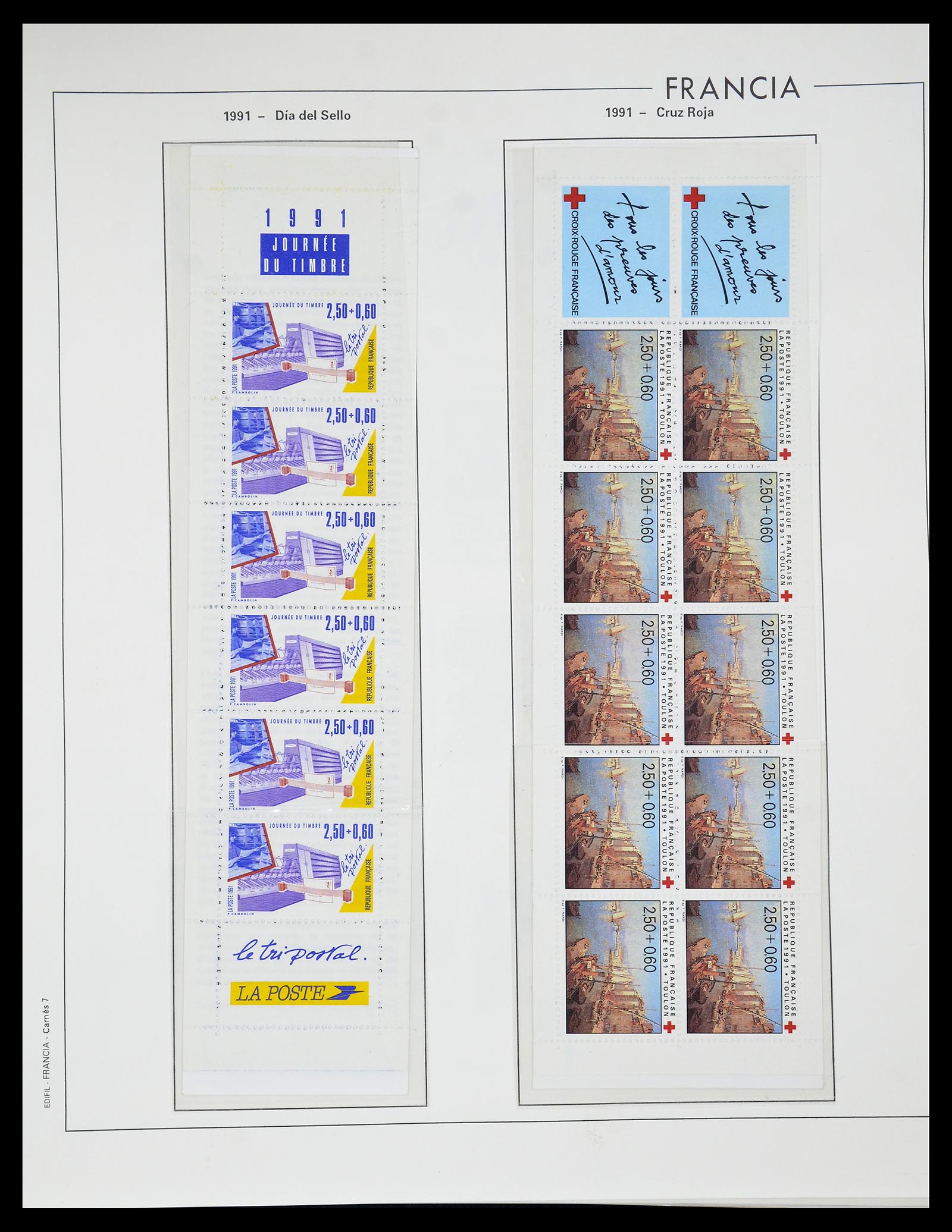 34755 302 - Postzegelverzameling 34755 Frankrijk 1900-2000.