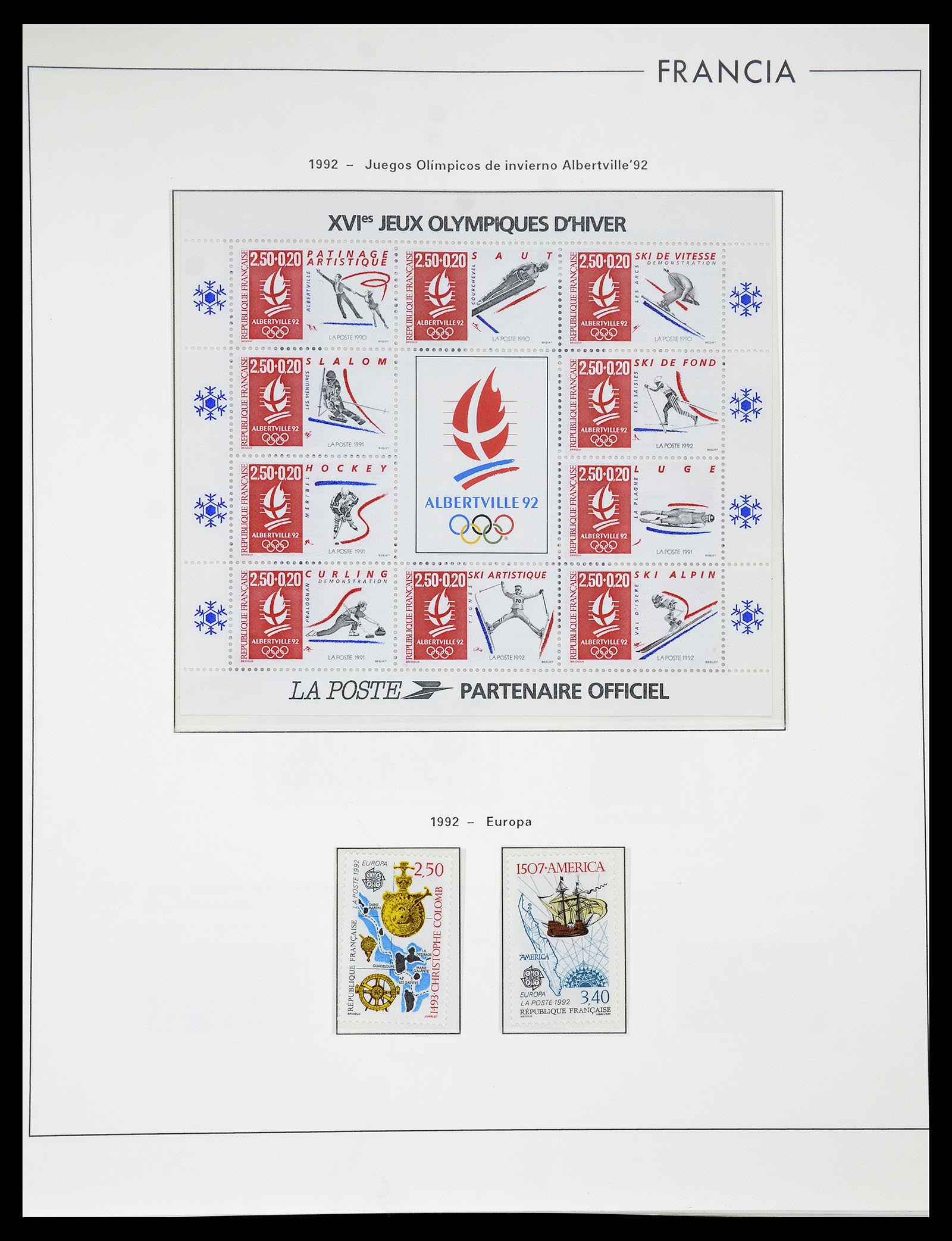 34755 305 - Postzegelverzameling 34755 Frankrijk 1900-2000.