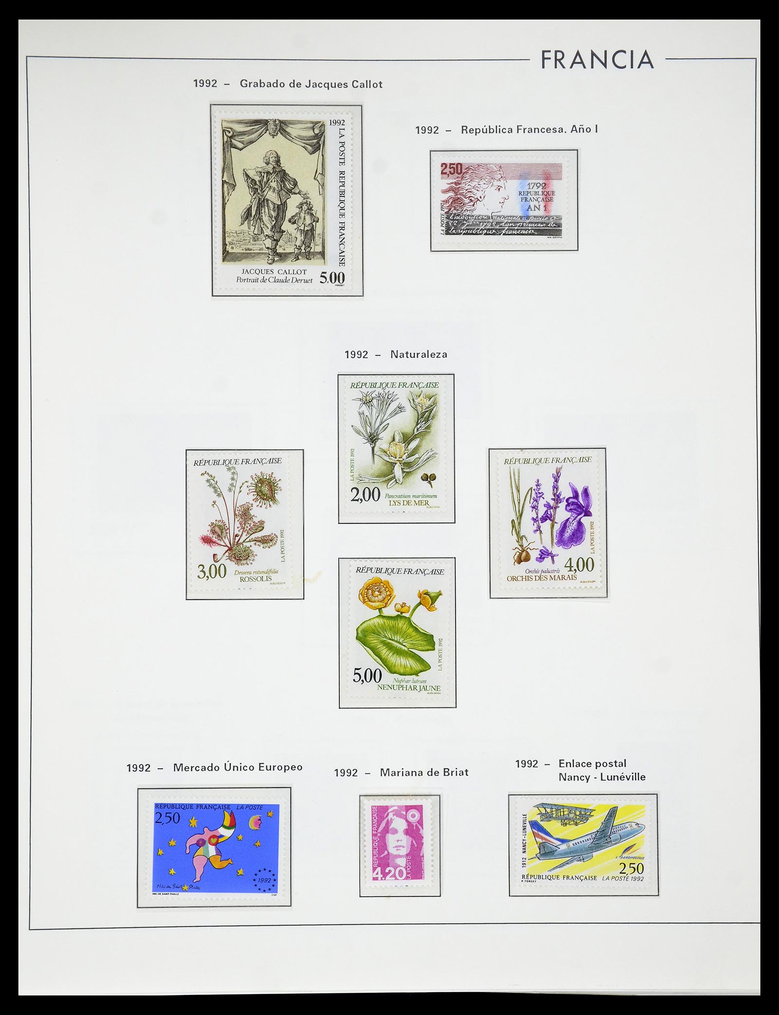 34755 307 - Postzegelverzameling 34755 Frankrijk 1900-2000.