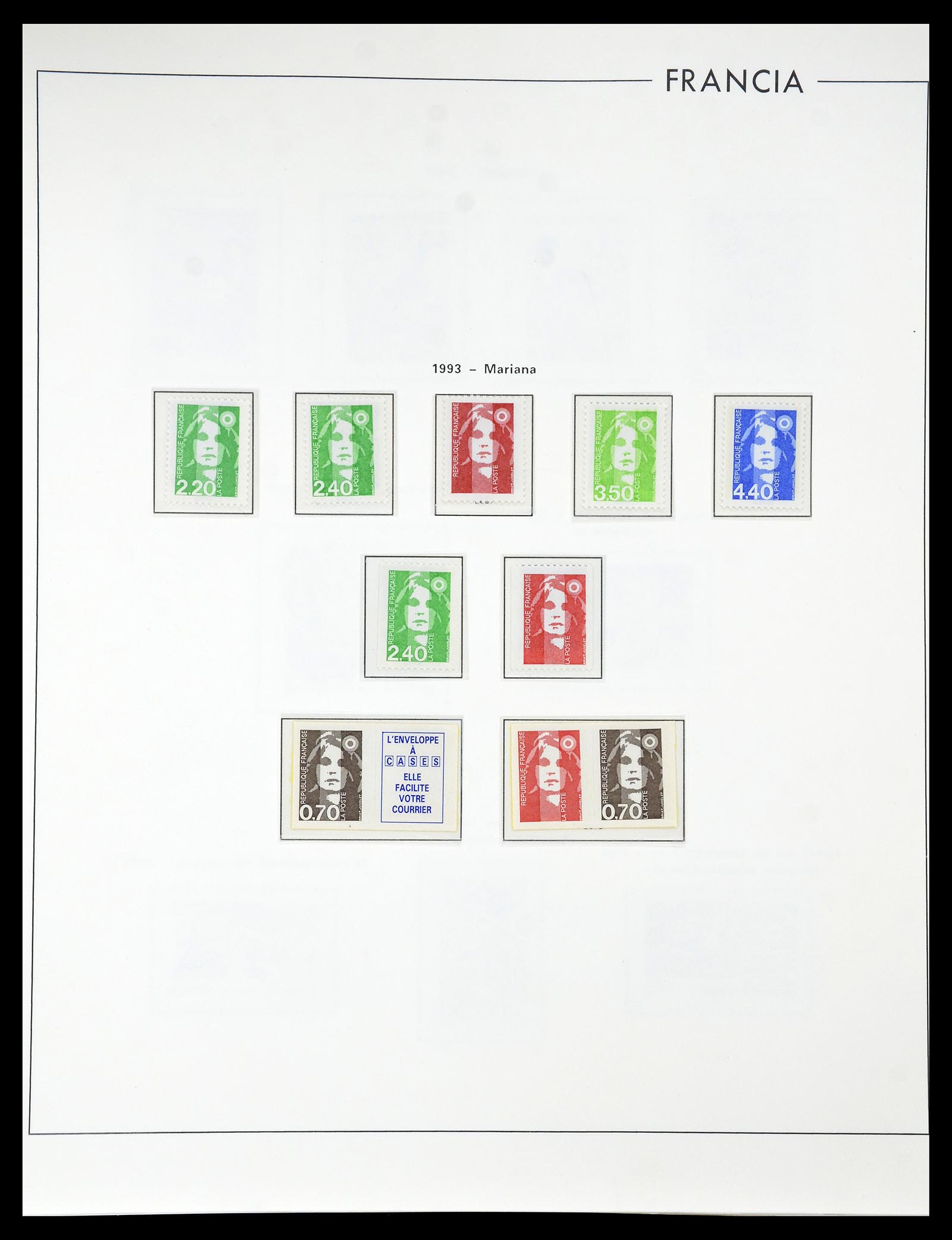 34755 312 - Postzegelverzameling 34755 Frankrijk 1900-2000.
