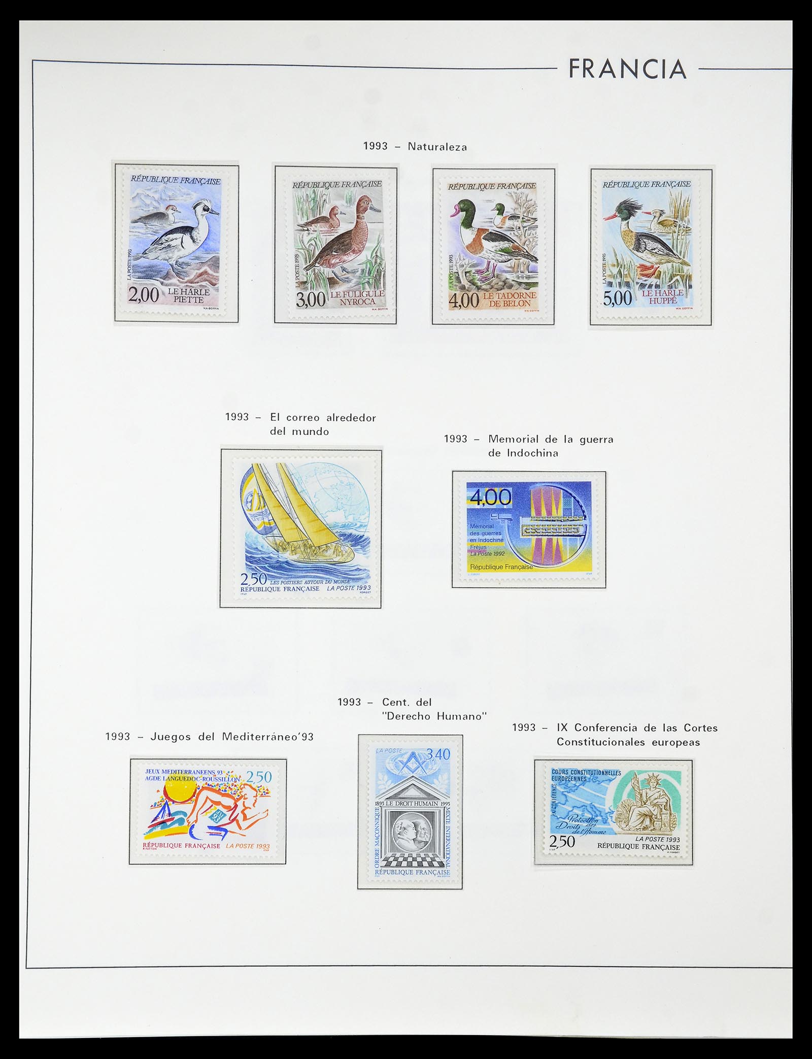 34755 313 - Postzegelverzameling 34755 Frankrijk 1900-2000.