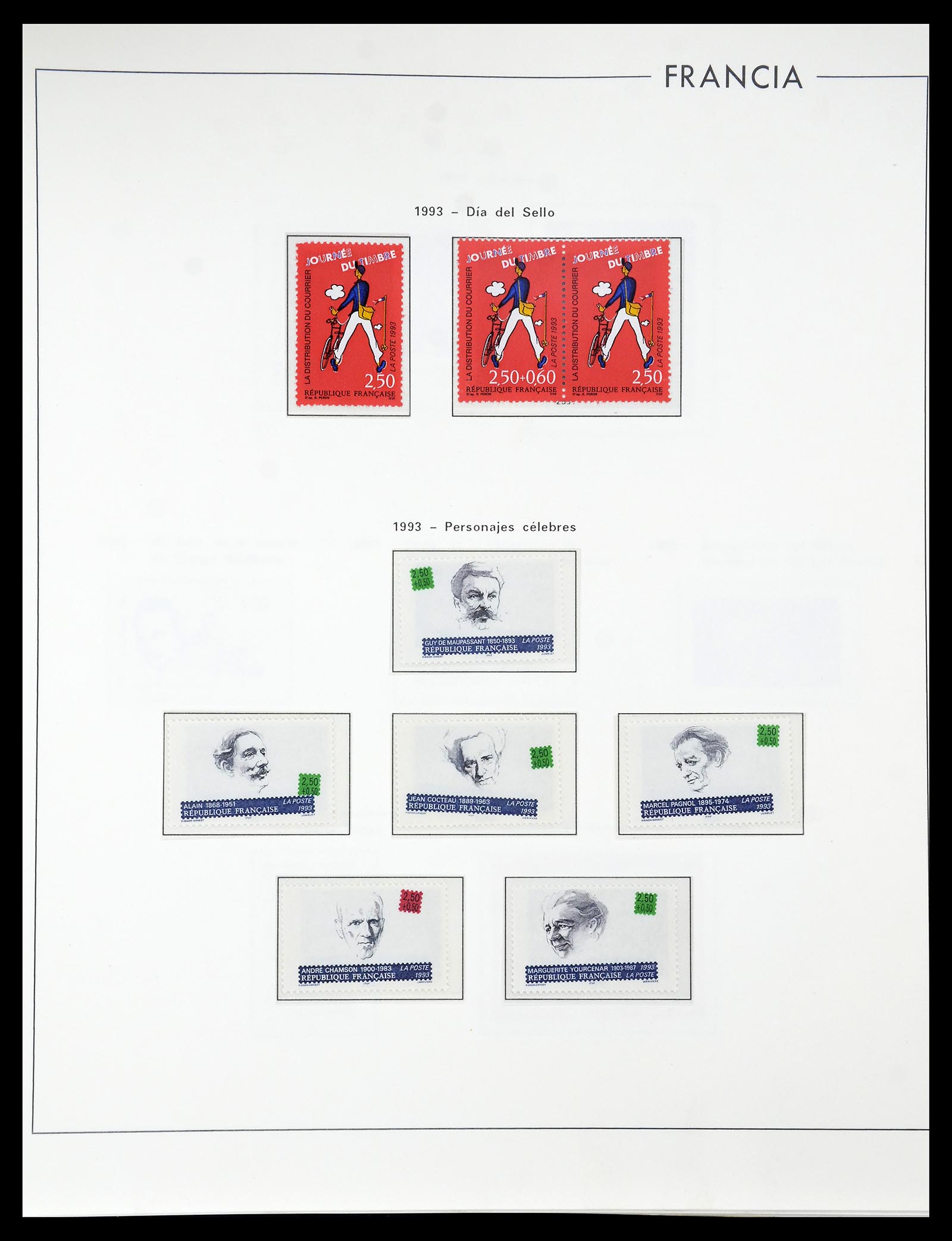 34755 314 - Postzegelverzameling 34755 Frankrijk 1900-2000.