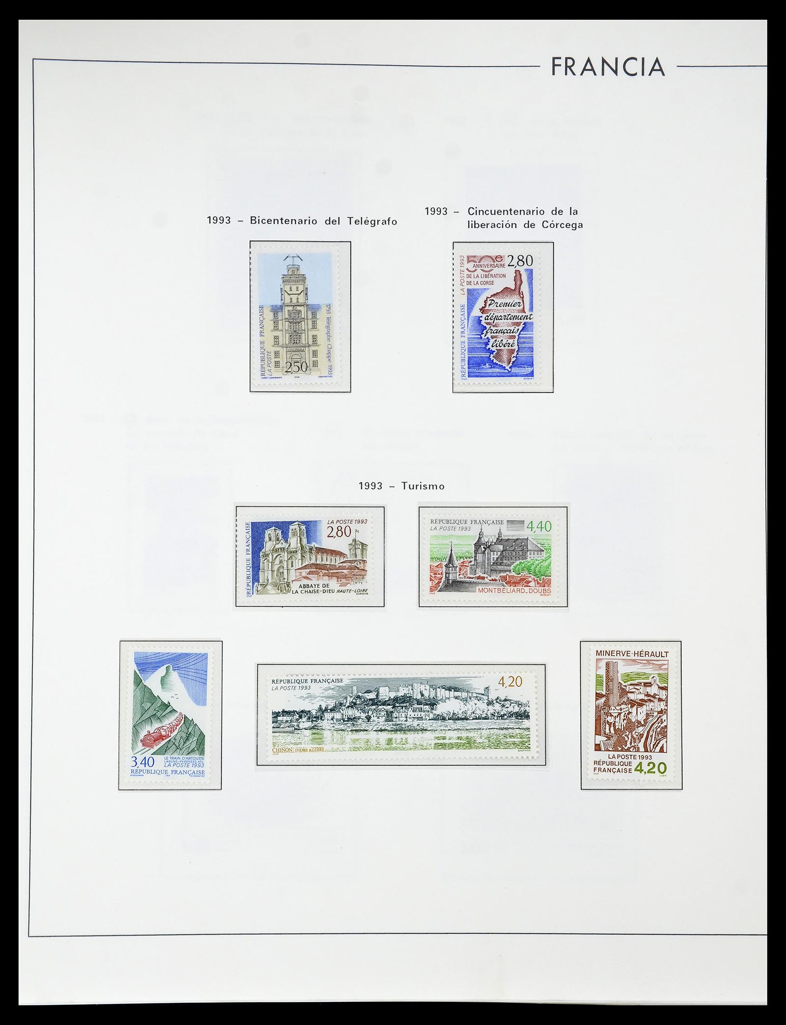 34755 316 - Postzegelverzameling 34755 Frankrijk 1900-2000.