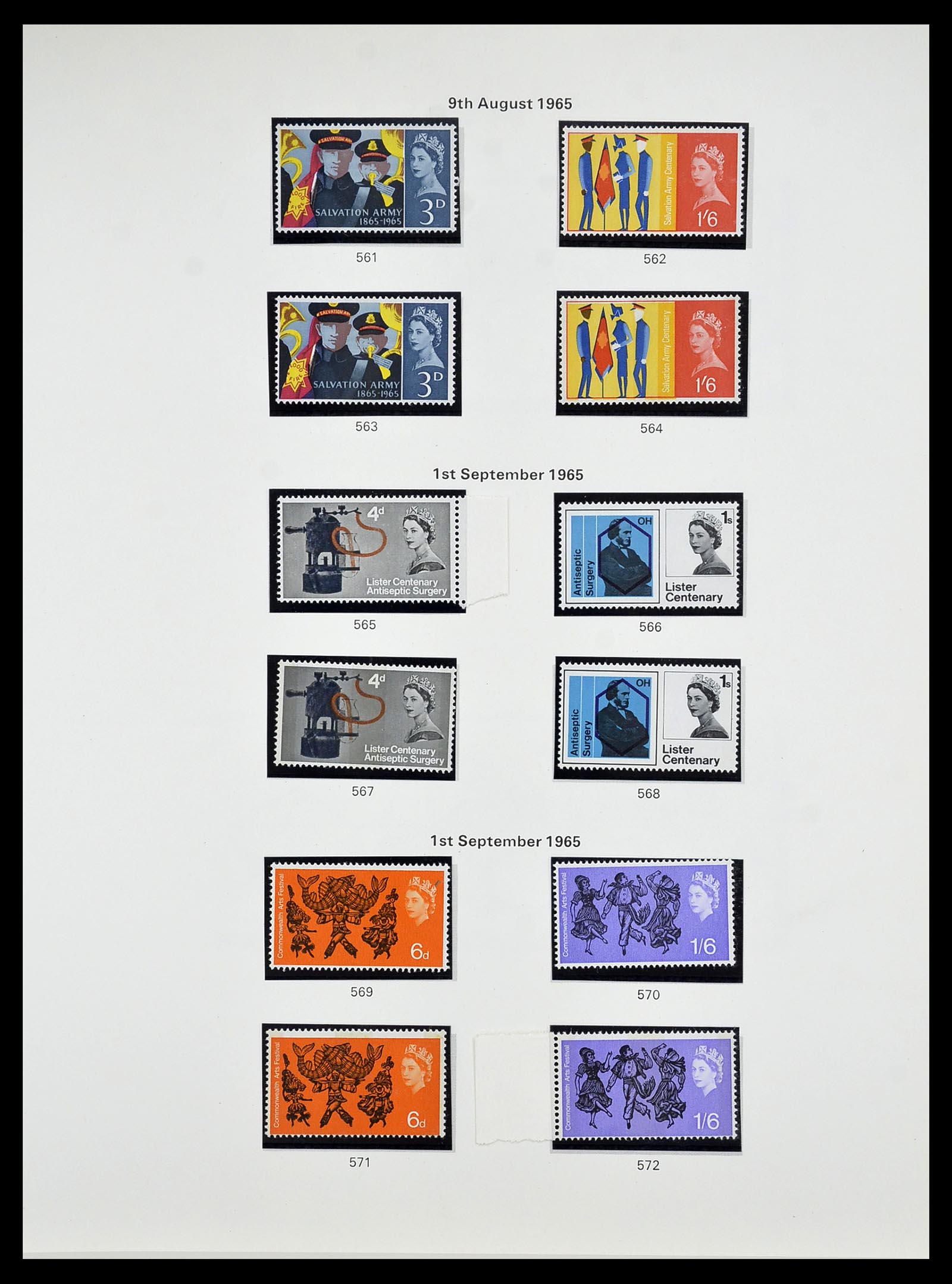 34756 015 - Stamp Collection 34756 Great Britain 1952-1977.