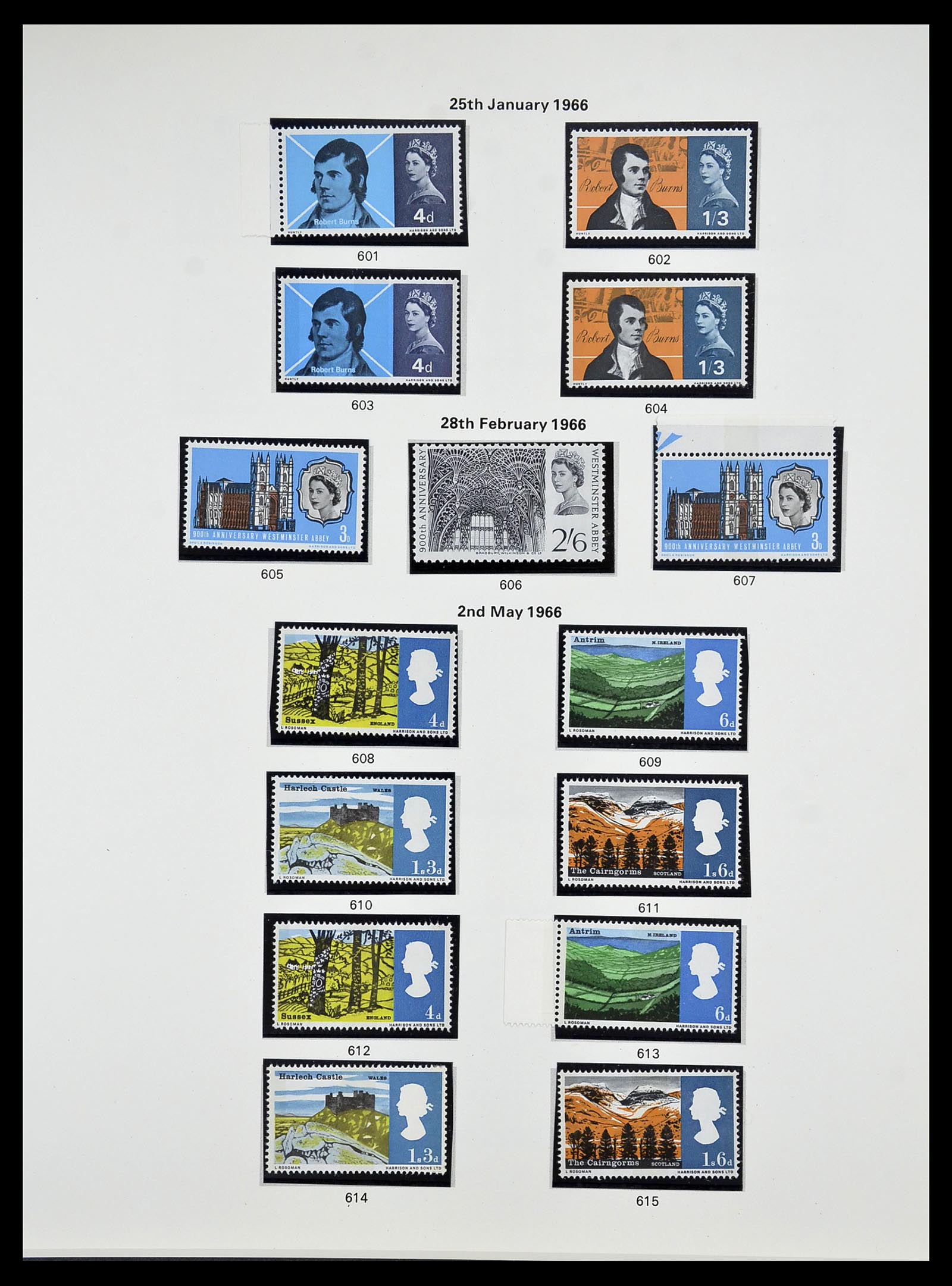 34756 018 - Stamp Collection 34756 Great Britain 1952-1977.