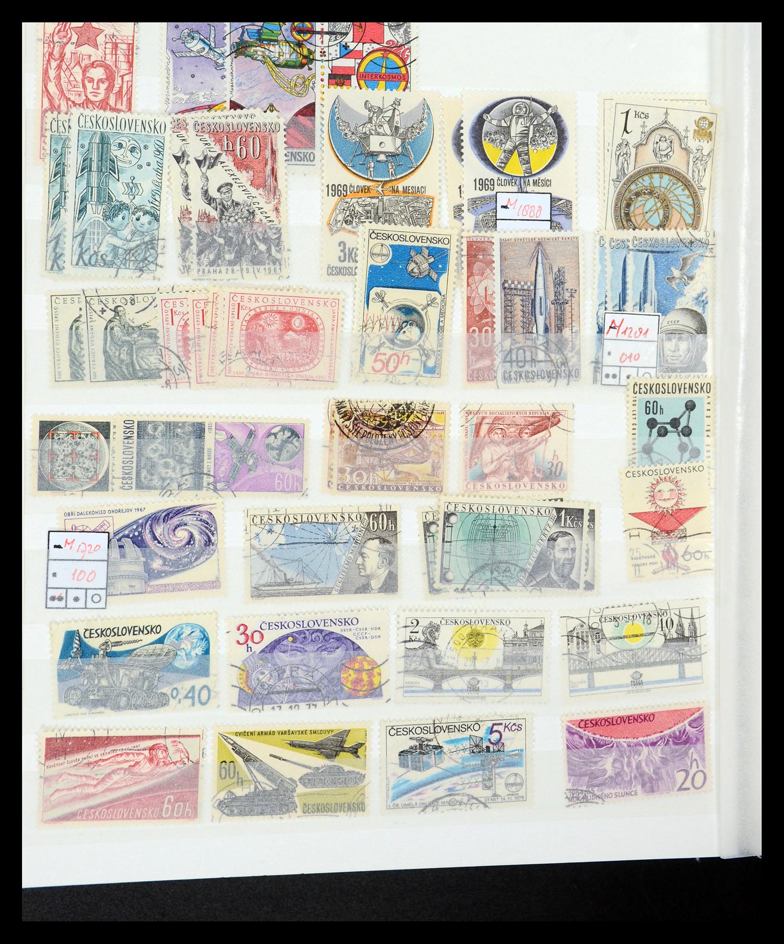 34782 064 - Stamp Collection 34782 Motif space travel, astrology, astronomy 1960-201