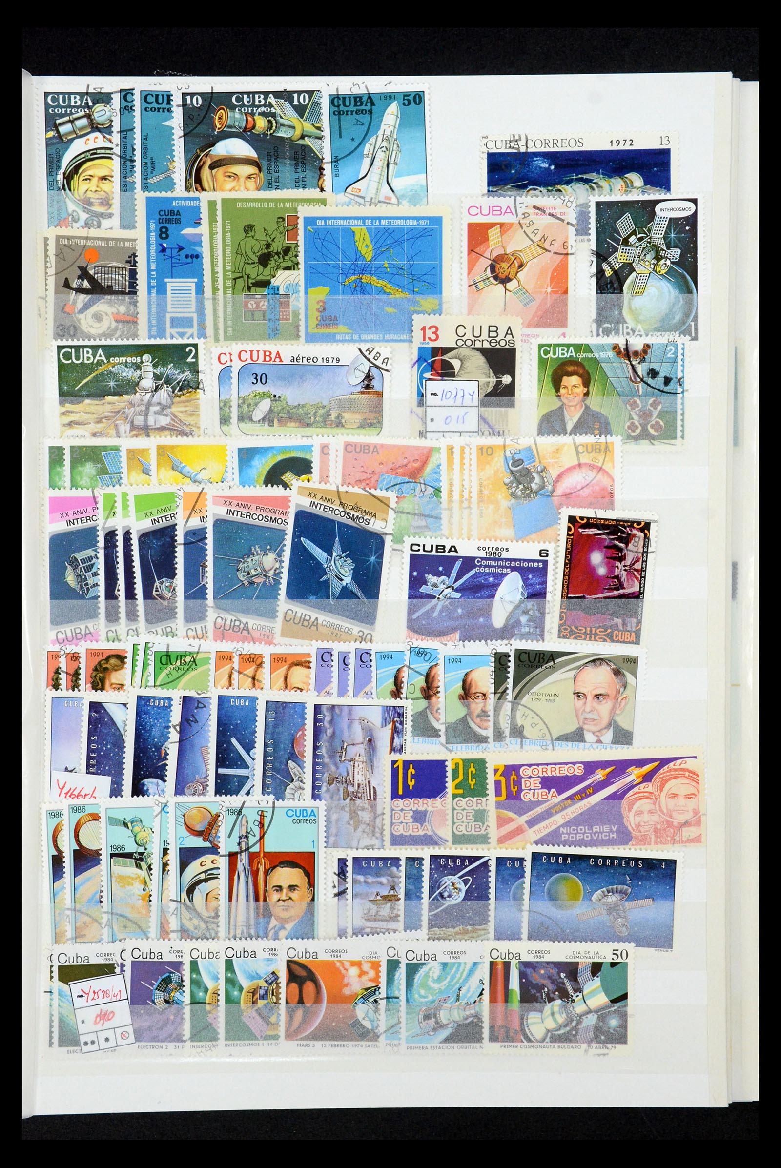 34782 069 - Stamp Collection 34782 Motif space travel, astrology, astronomy 1960-201