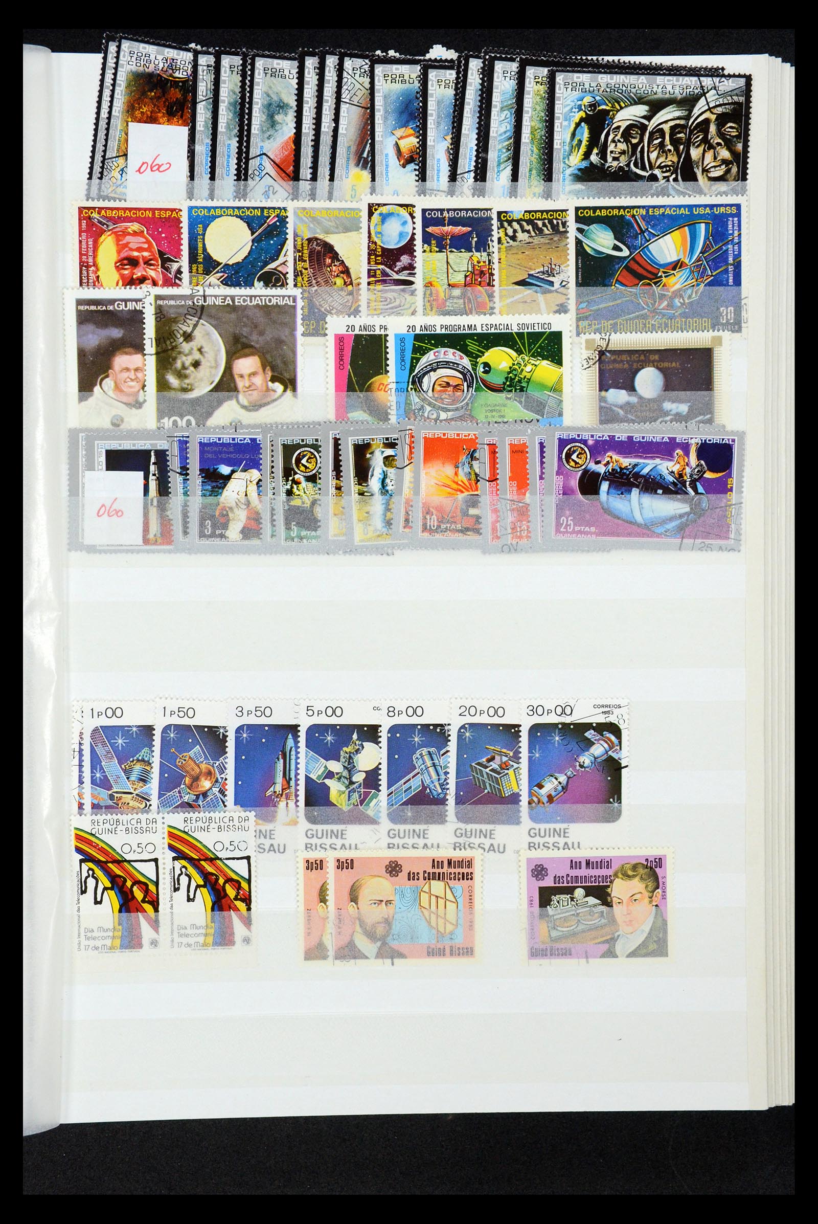 34782 080 - Stamp Collection 34782 Motif space travel, astrology, astronomy 1960-201