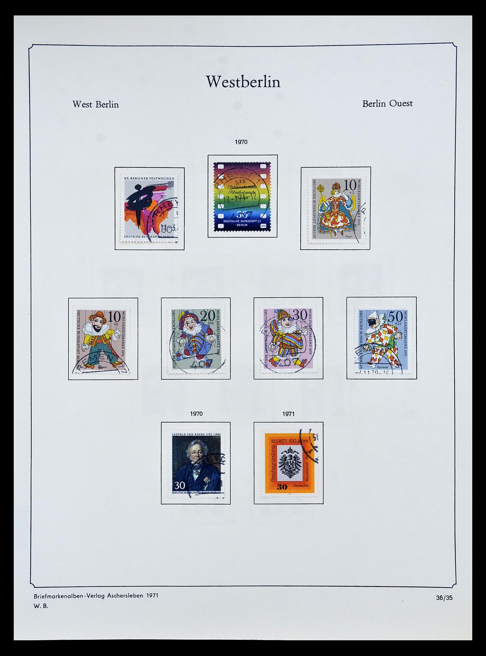 34809 104 - Postzegelverzameling 34809 Duitse Zones en Berlijn 1945-1990.